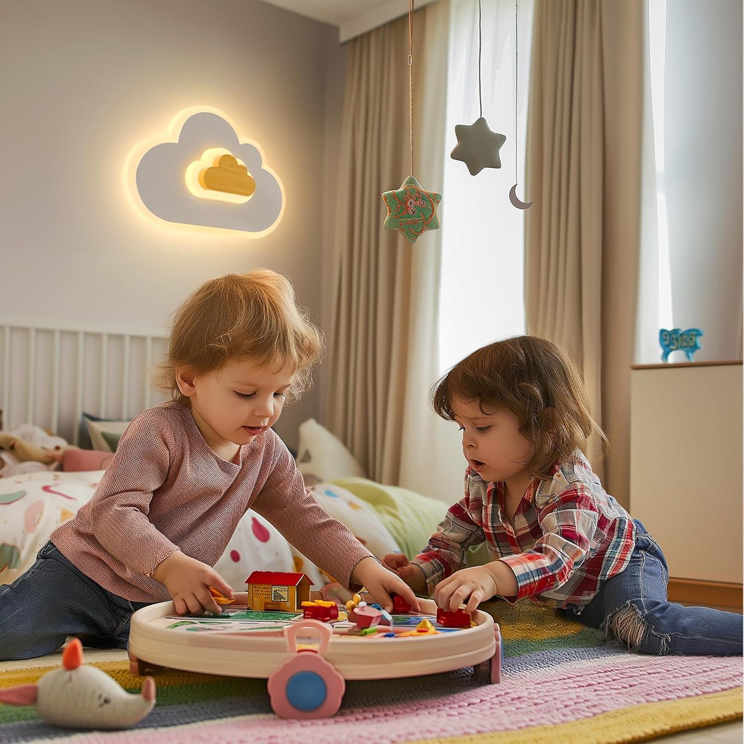 Lámpara de Techo LED Nube YCMGEAD 26W 40cm Luz Nocturna