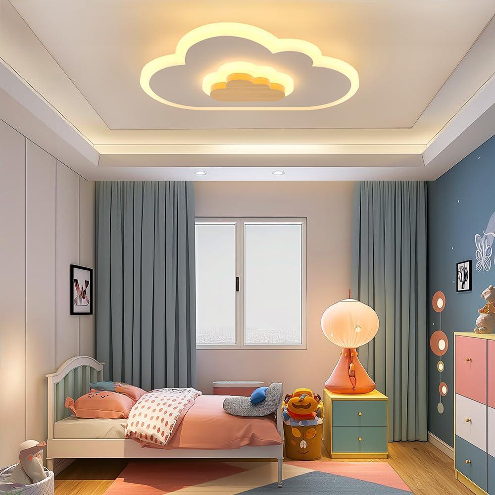 Lámpara de Techo LED Nube YCMGEAD 26W 40cm Luz Nocturna