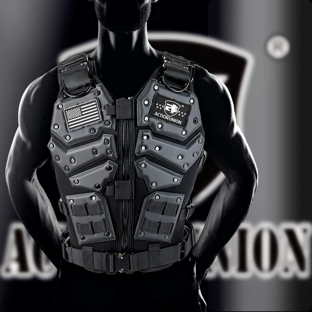 Chaleco Táctico ActionUnion para Hombres Ajustable Molle