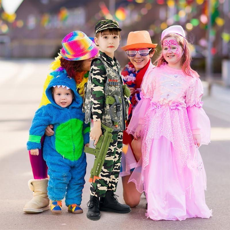 Disfraz de Cosplay Militar para Niños con Chaleco Táctico