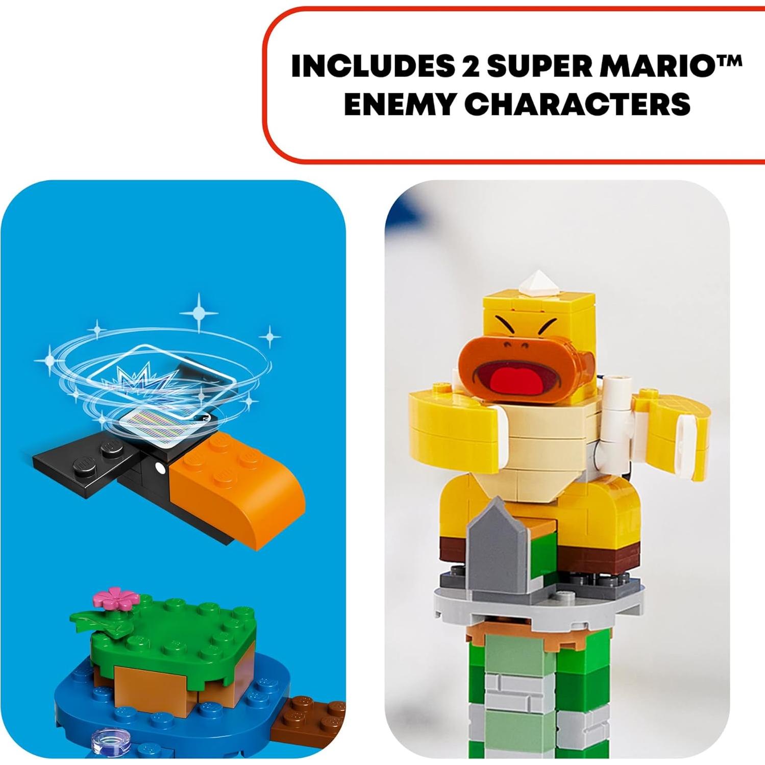 Super Mario Boss Sumo Bro Topple Tower Expansion Set 71388 Building Kit; Collectible Toy for Kids; New 2021 (231 Pieces), Multicolor