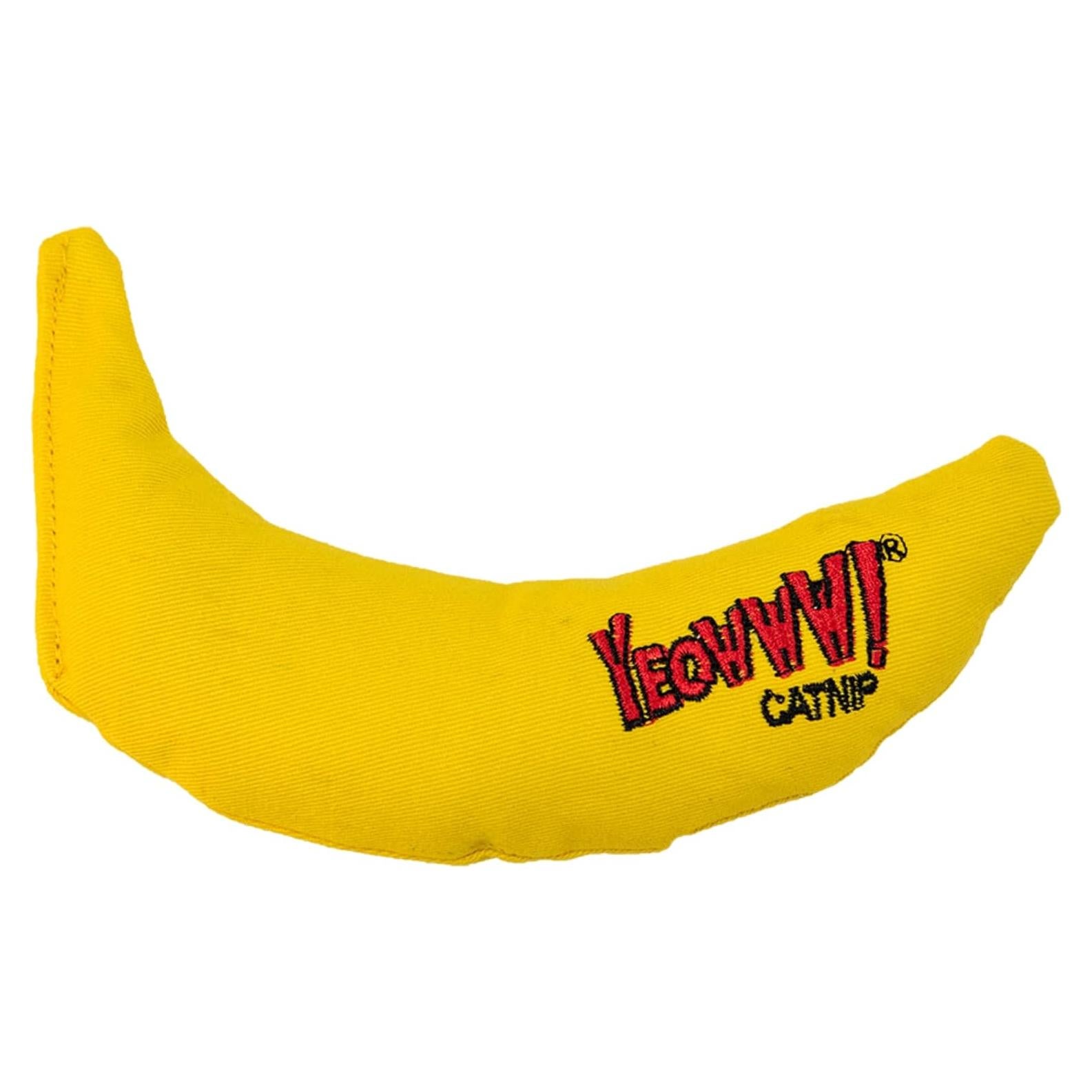 Juguete para Gatos Yeowww! Plátano de Hierba Gatera 17.78 cm