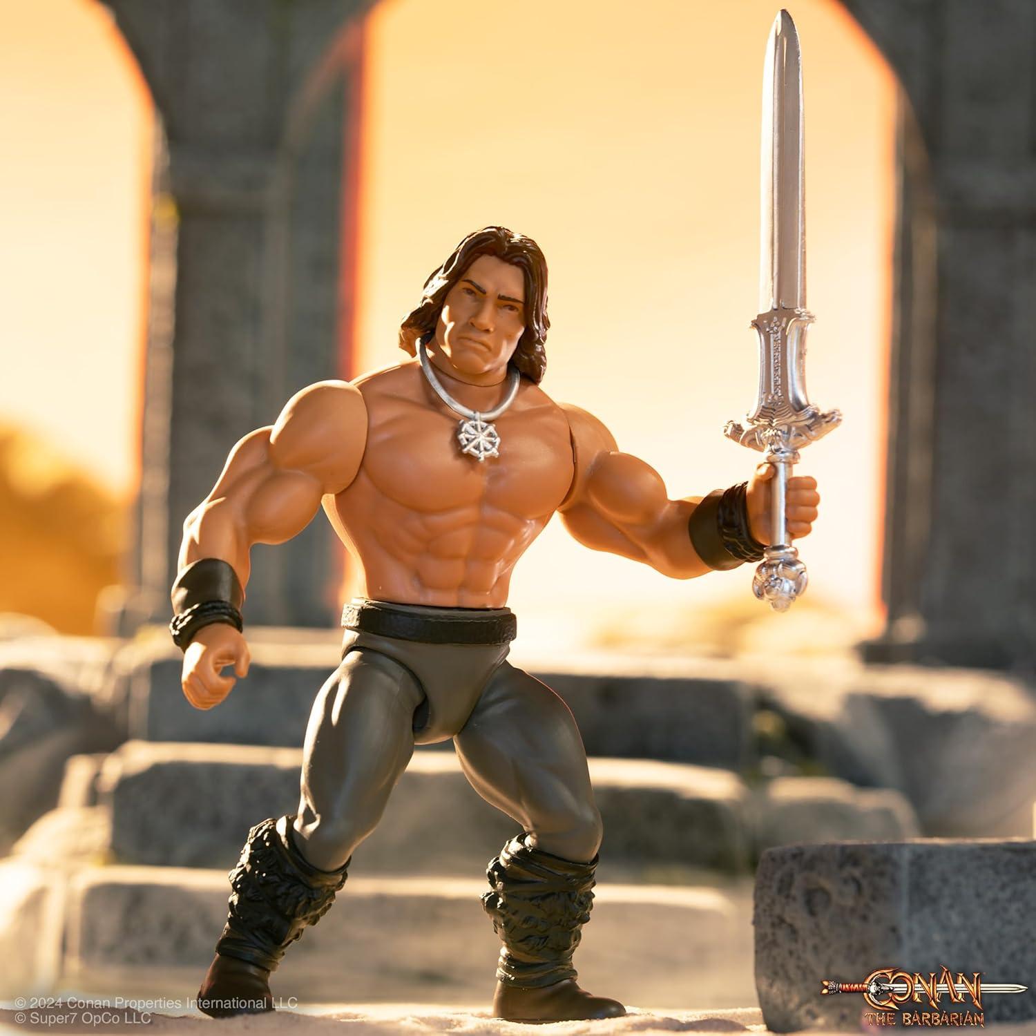 Figura de Acción Super7 Conan El Bárbaro 14 cm con Espada
