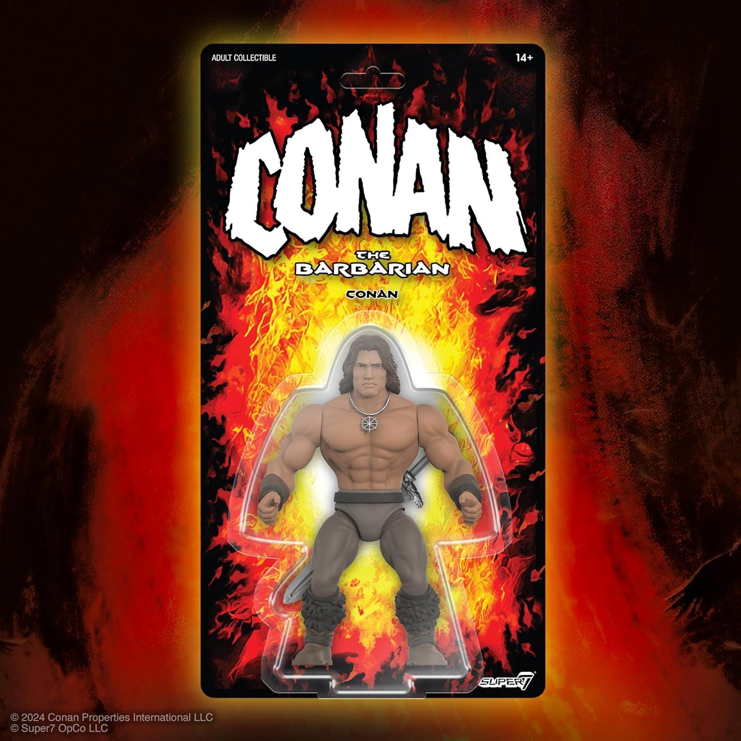Figura de Acción Super7 Conan El Bárbaro 14 cm con Espada