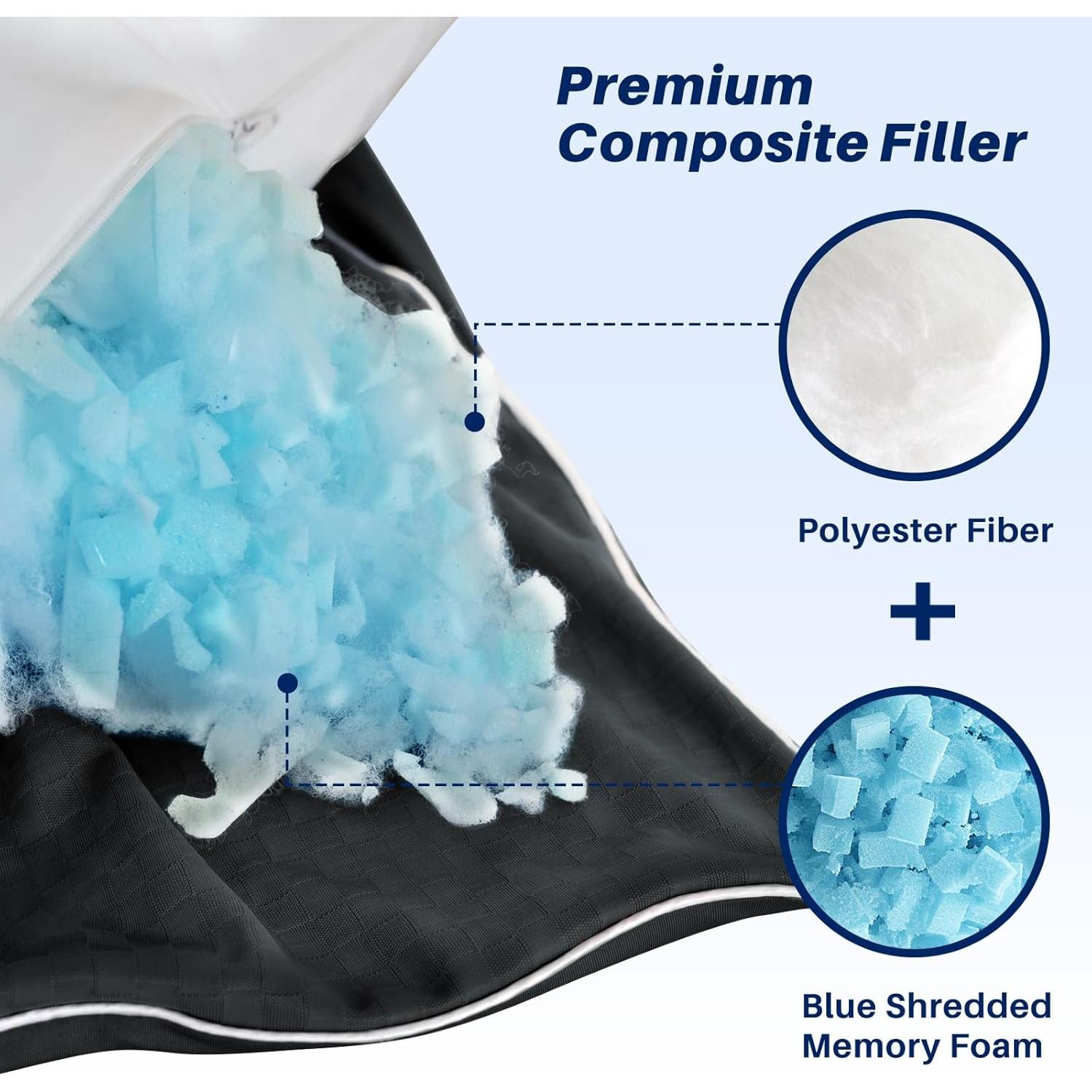 Almohada Corporal Refrigerante YZ HOME 20x54" Espuma Memoria