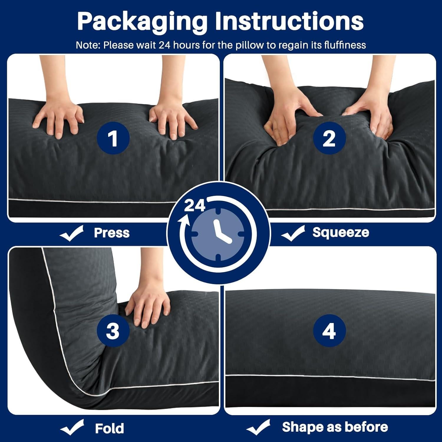 Almohada Corporal Refrigerante YZ HOME 20x54" Espuma Memoria