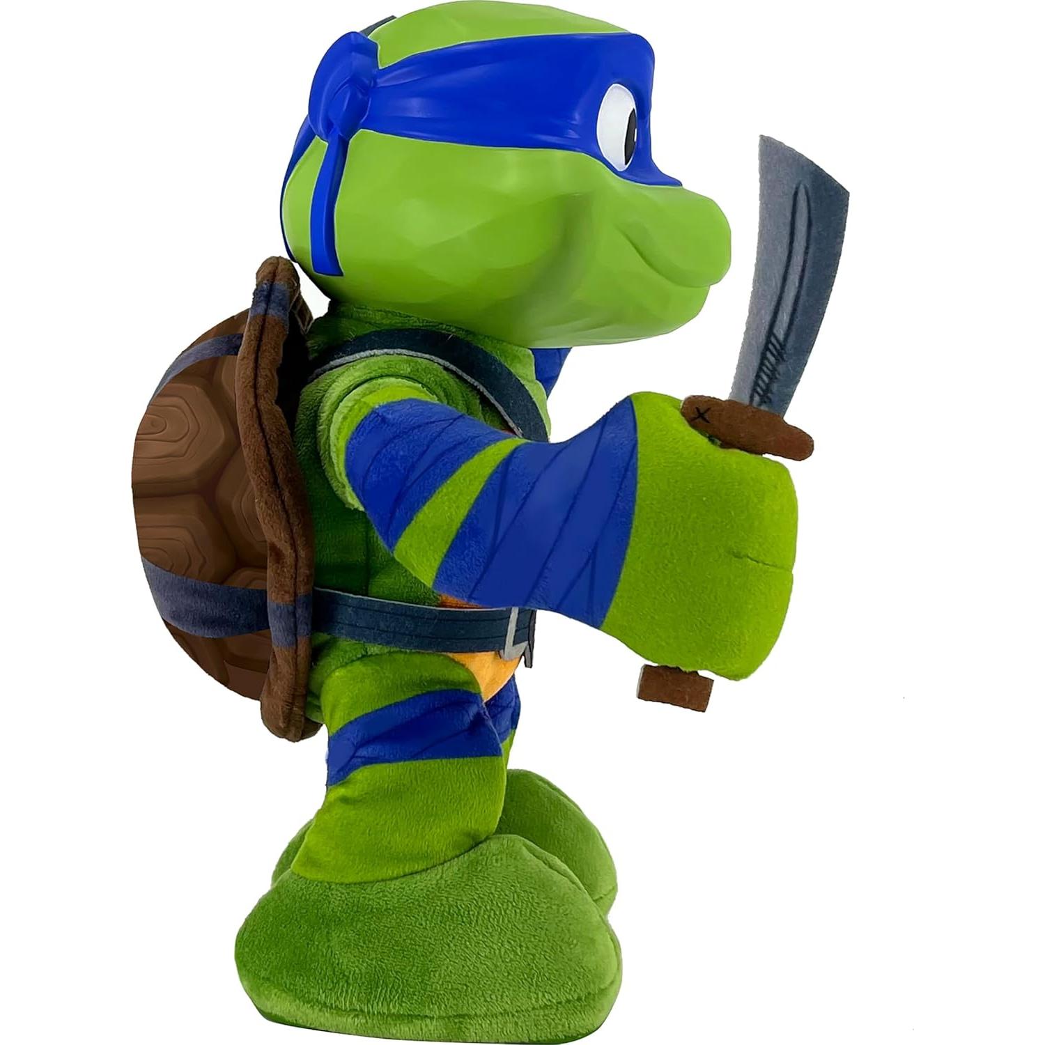 Peluches Tortugas Ninja Mattel Leonardo 27.94 cm con Sonidos