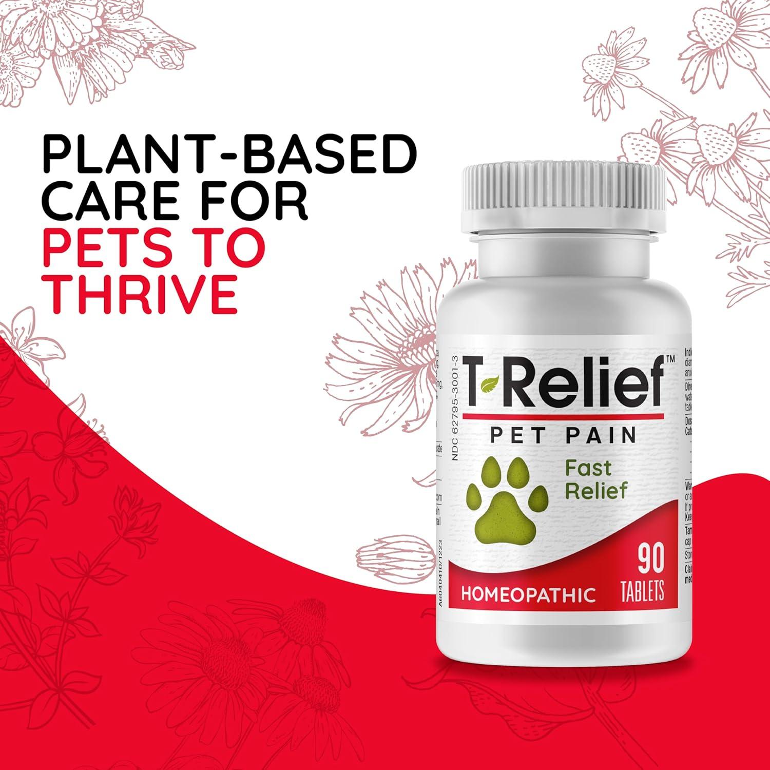 T-Relief Alivio Natural para Mascotas MediNatura 90 Tabletas