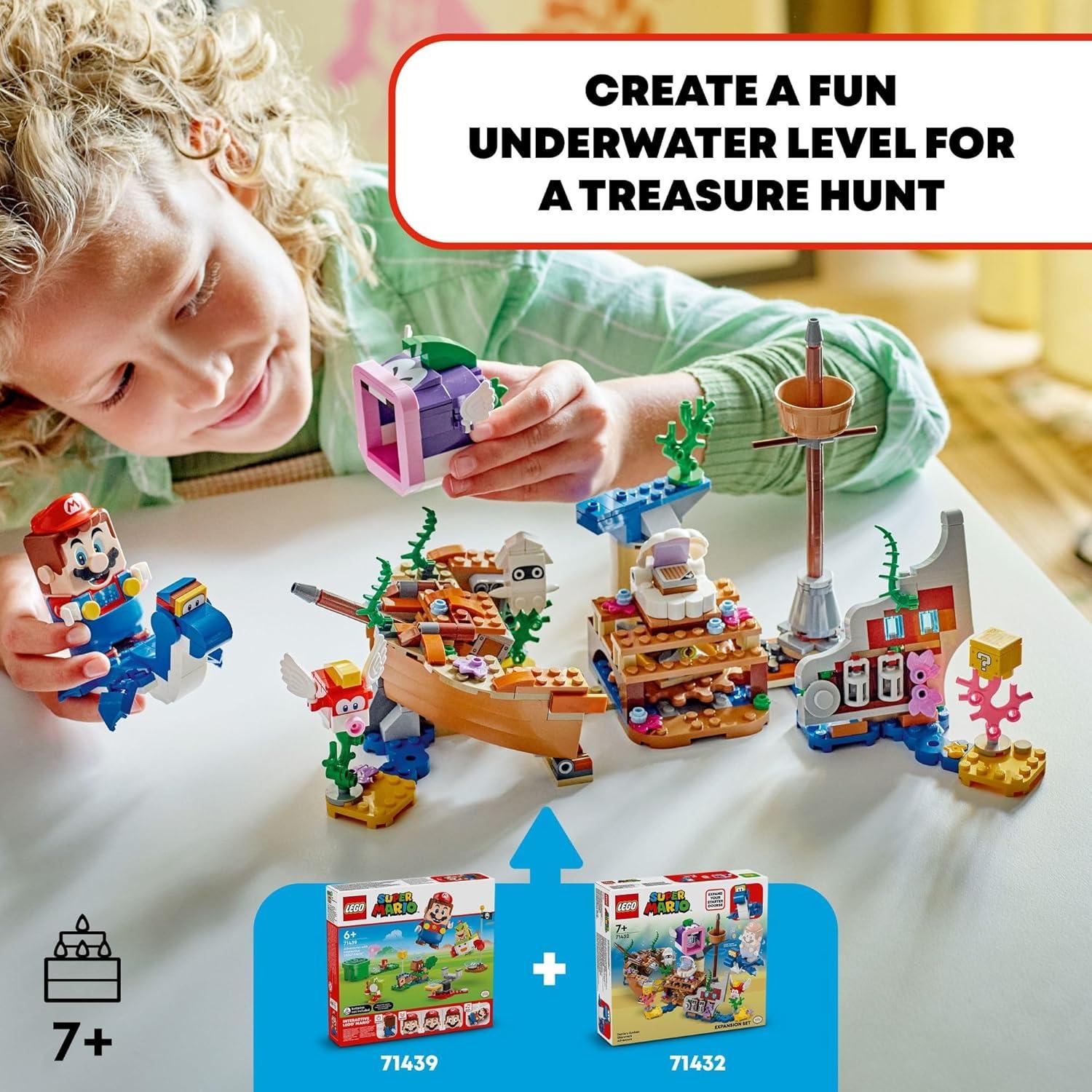 LEGO Super Mario Aventura Nave Hundida Dorrie 500 Piezas