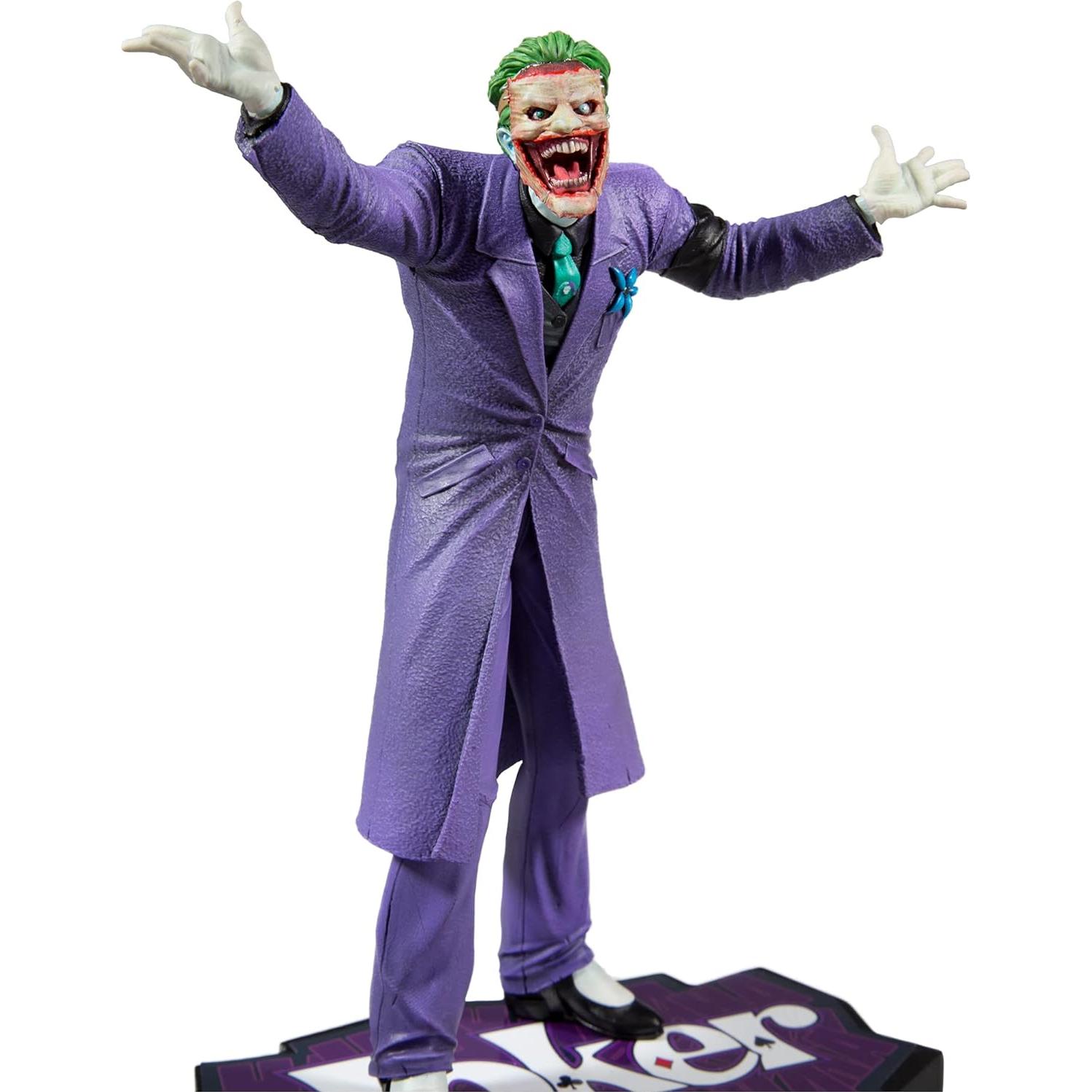 Estatua El Joker 1:10 McFarlane Toys Greg Capullo Detalle