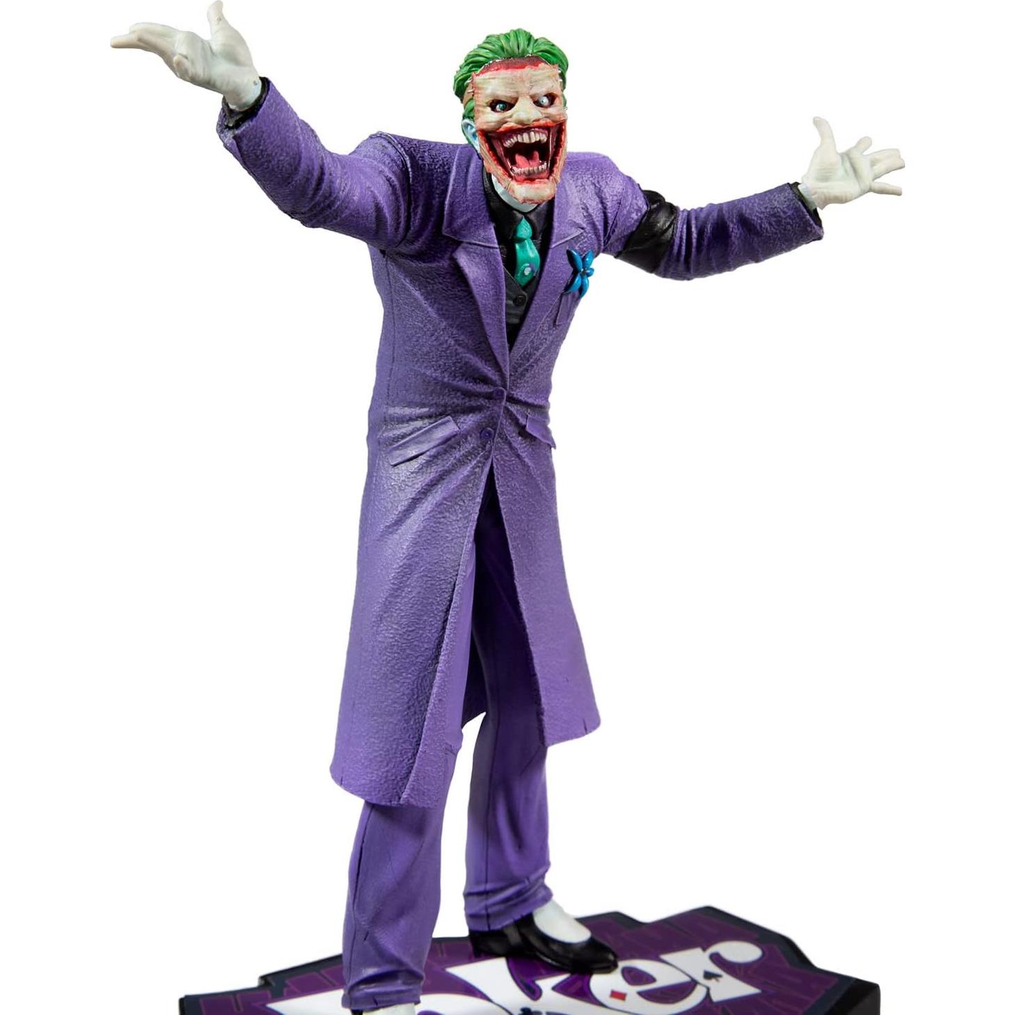 Estatua El Joker 1:10 McFarlane Toys Greg Capullo Detalle