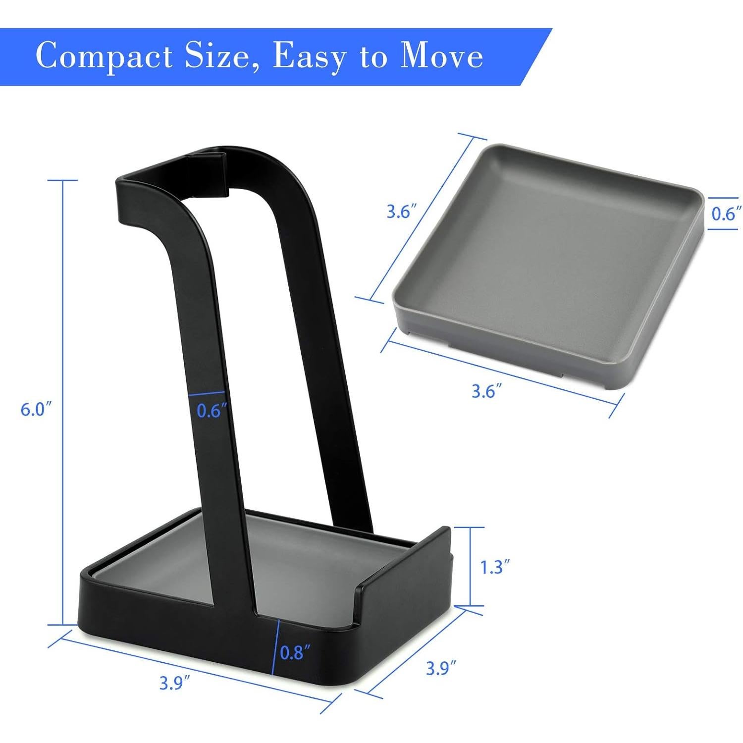 Soporte Multifuncional para Tapas de Olla NiHome - Negro