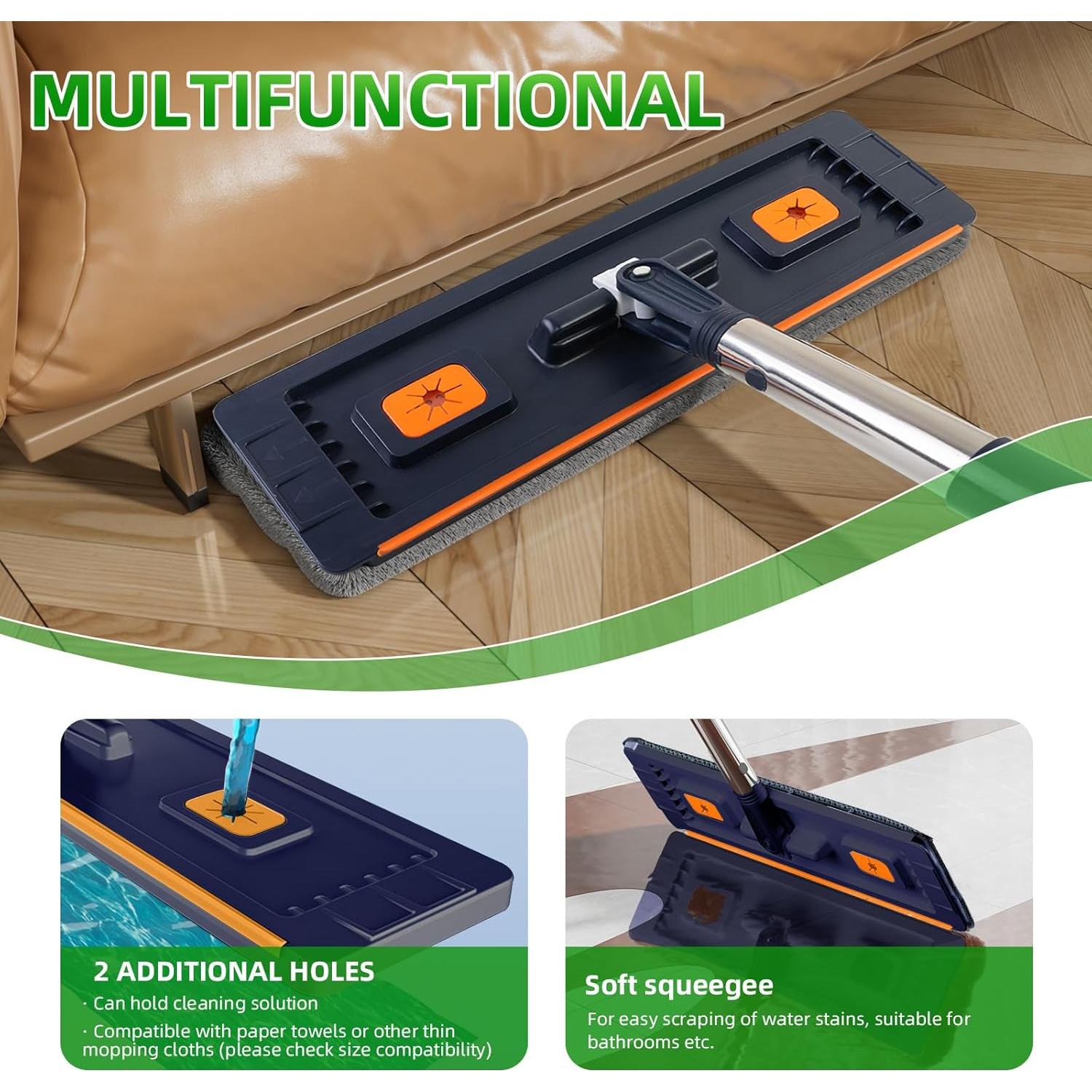 Juego de trapeador y cubo 360° ZJSYJJ con escurridor