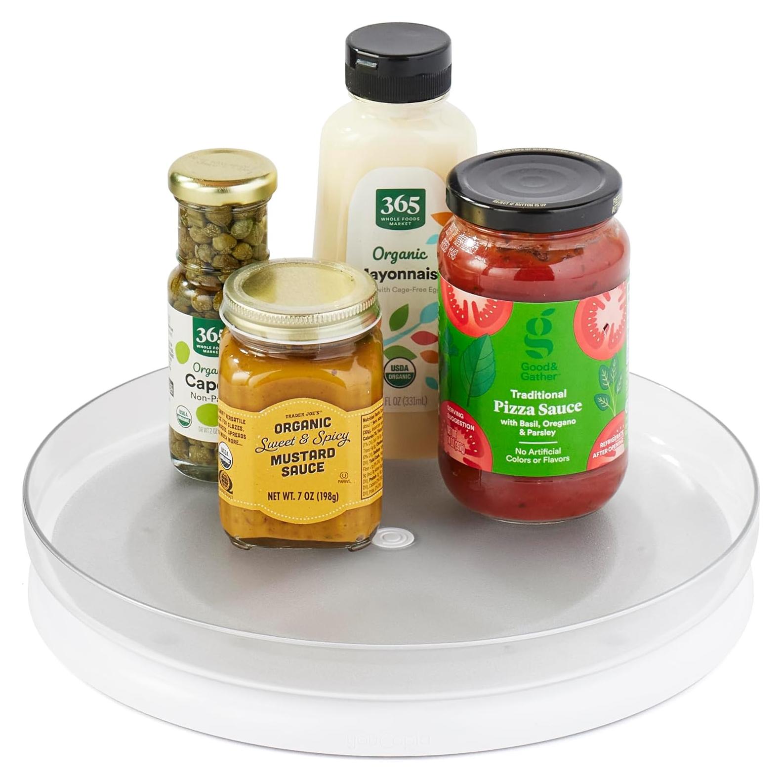 Plato Giratorio YouCopia FridgeView 28 cm Blanco Organizador