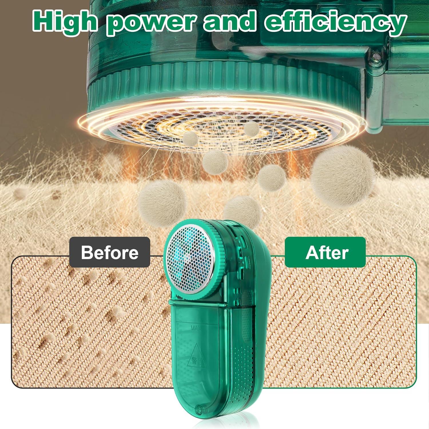 Removedor de Pelusas Eléctrico Ombrixen 40W 13000 RPM Verde