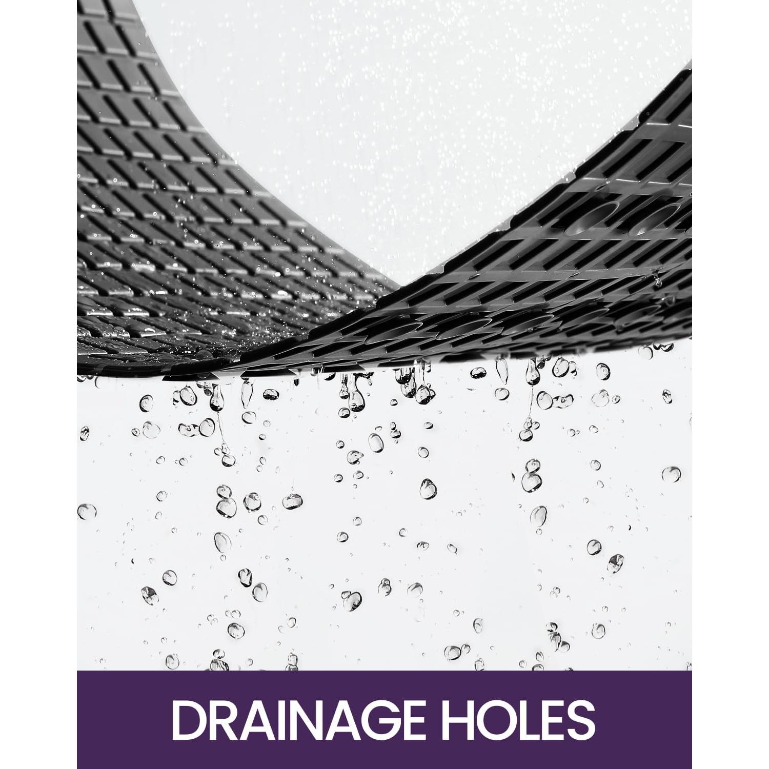 Alfombrilla de Bañera Antideslizante DEXI 99x41 cm Negra