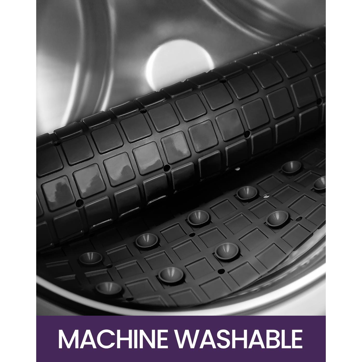 Alfombrilla de Bañera Antideslizante DEXI 99x41 cm Negra