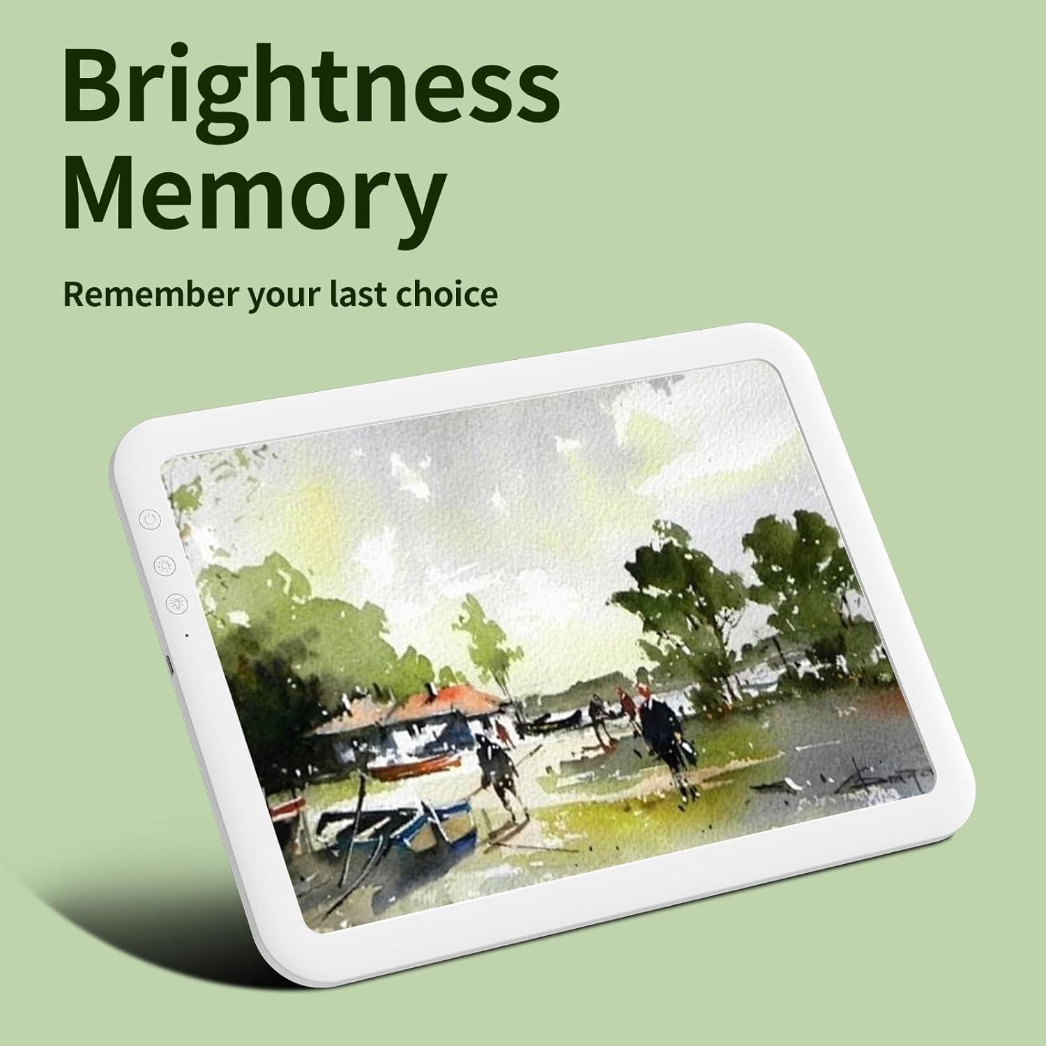 Mesa de Luz A3 TOHETO Inalámbrica LED 3500mAh Blanca