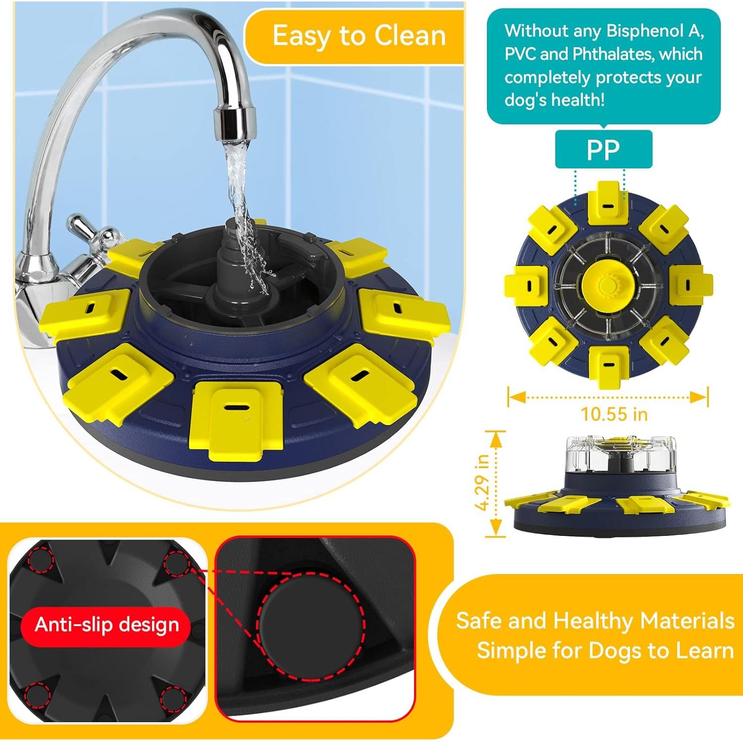 Juguete de Rompecabezas Interactivo Monotre 2 en 1 para Perros