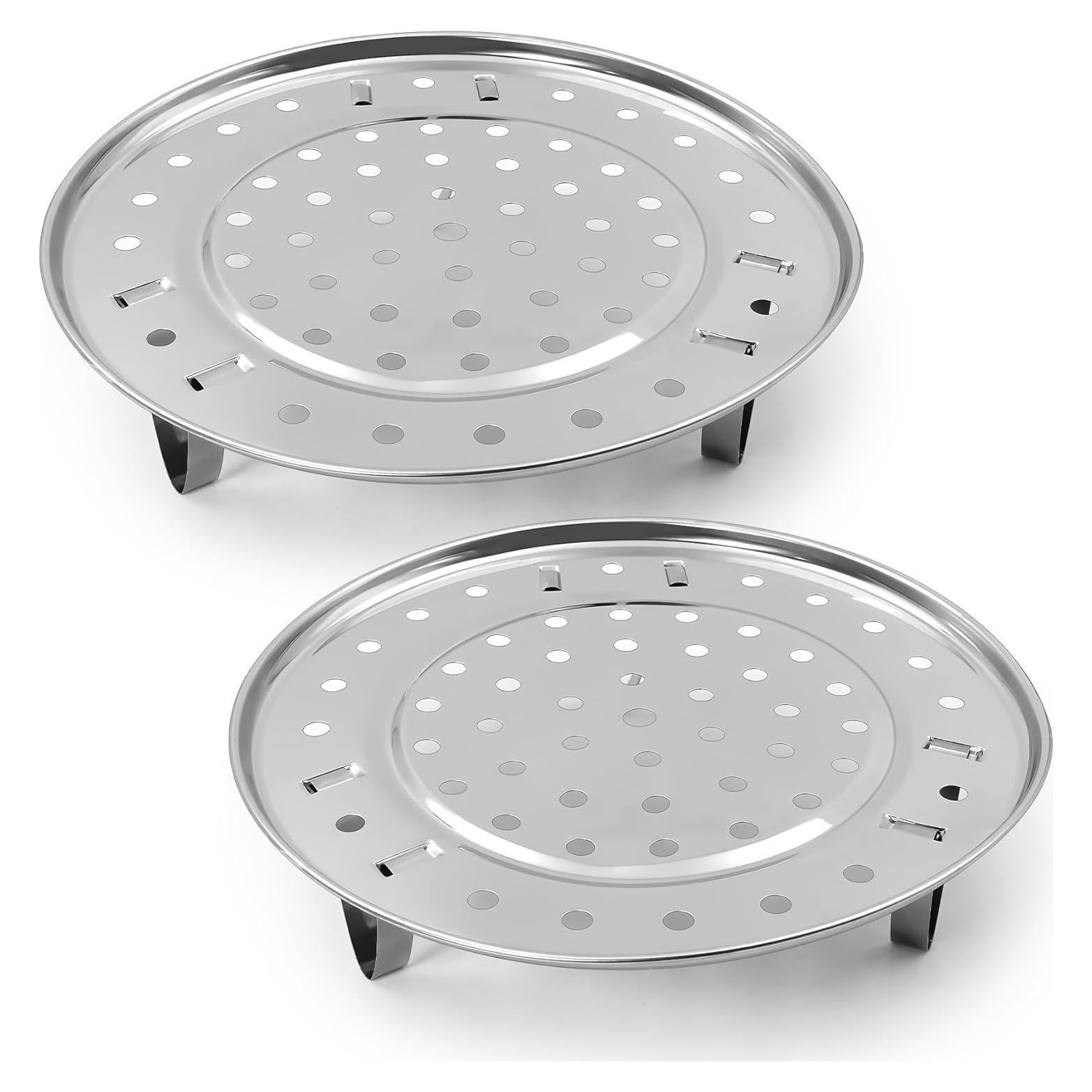 Rejilla de Vapor Acero Inoxidable Nufiwra 21.6 cm - 2 Piezas