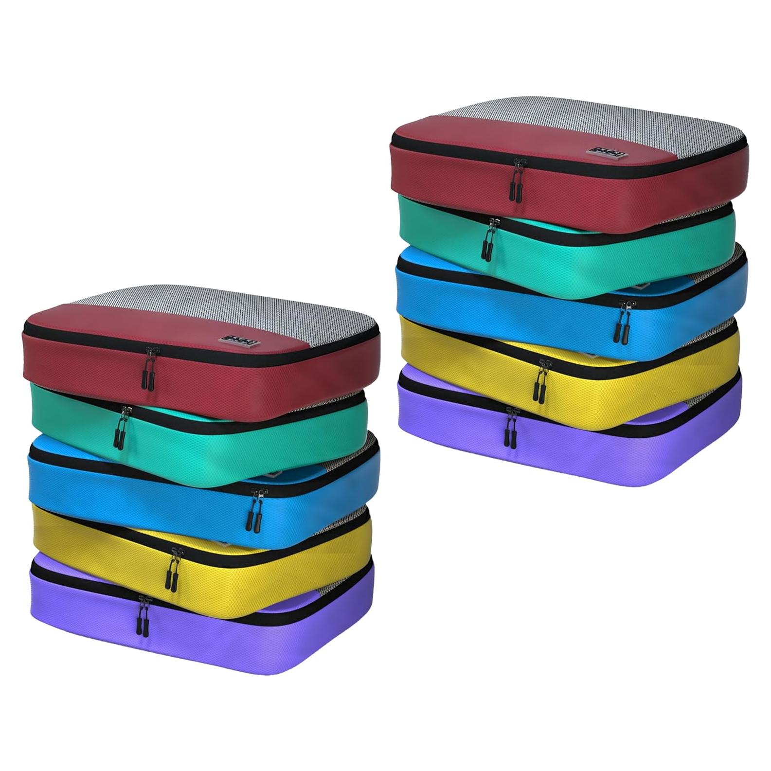 Cubos de Empaque Grandes Dot&Dot 10pc - Organizadores de Maleta