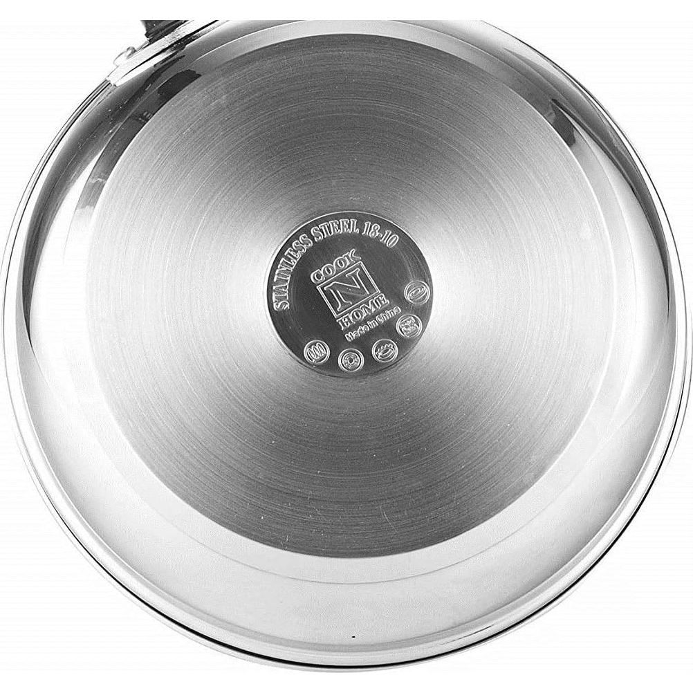 Olla de Pasta Cook N Home 12 Cuartos Acero Inoxidable 4 Piezas