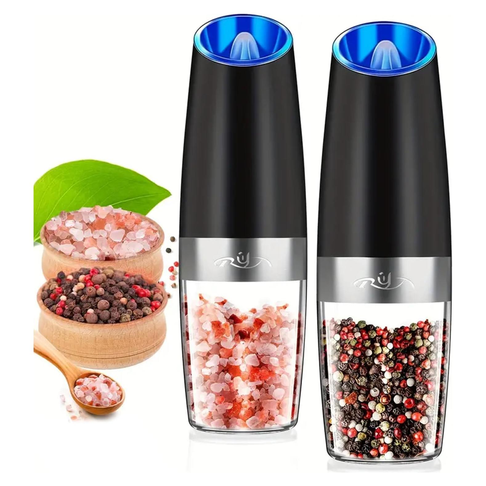 Molinillos Eléctricos de Sal y Pimienta Rongyuxuan Automáticos