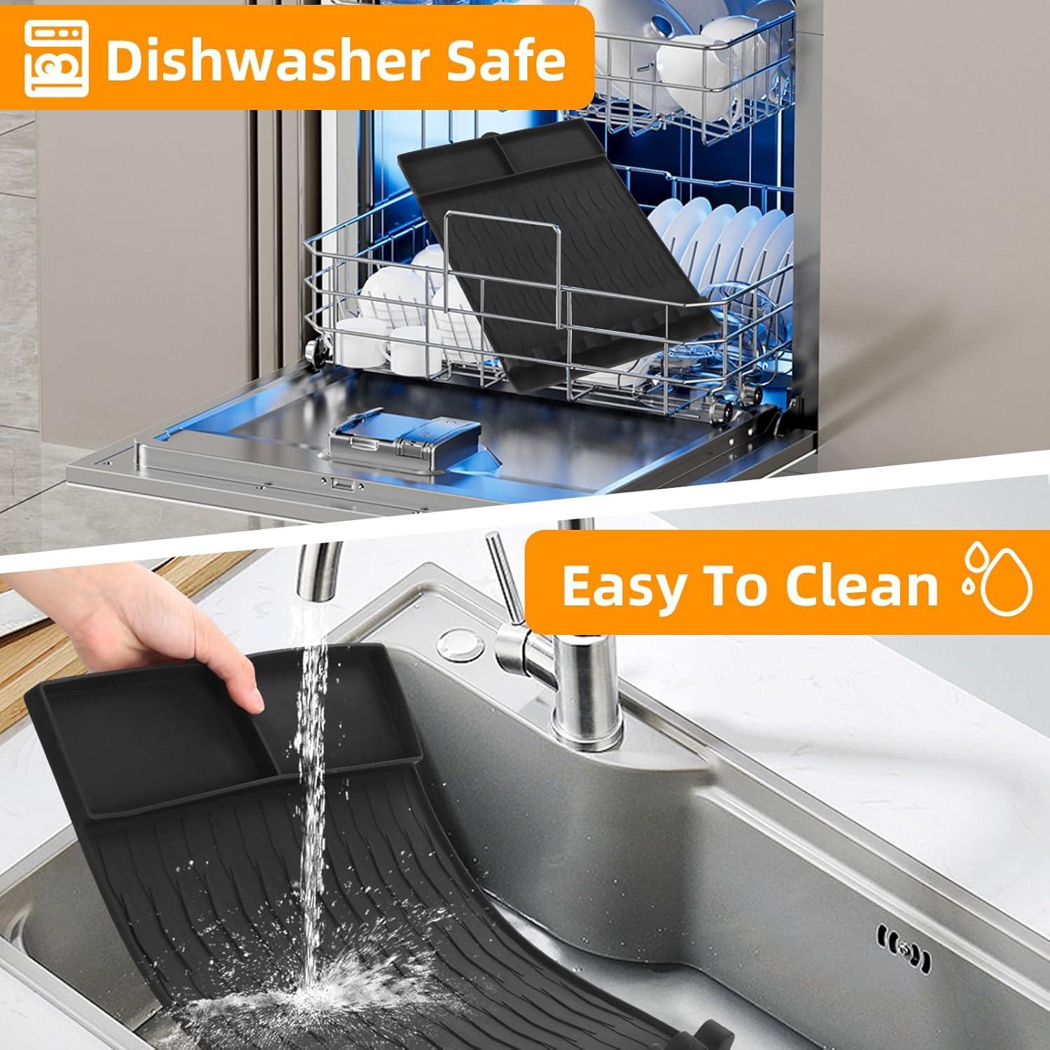 Alfombrilla de Silicona para Parrilla Qinthory 39.9x29.2 cm Negra