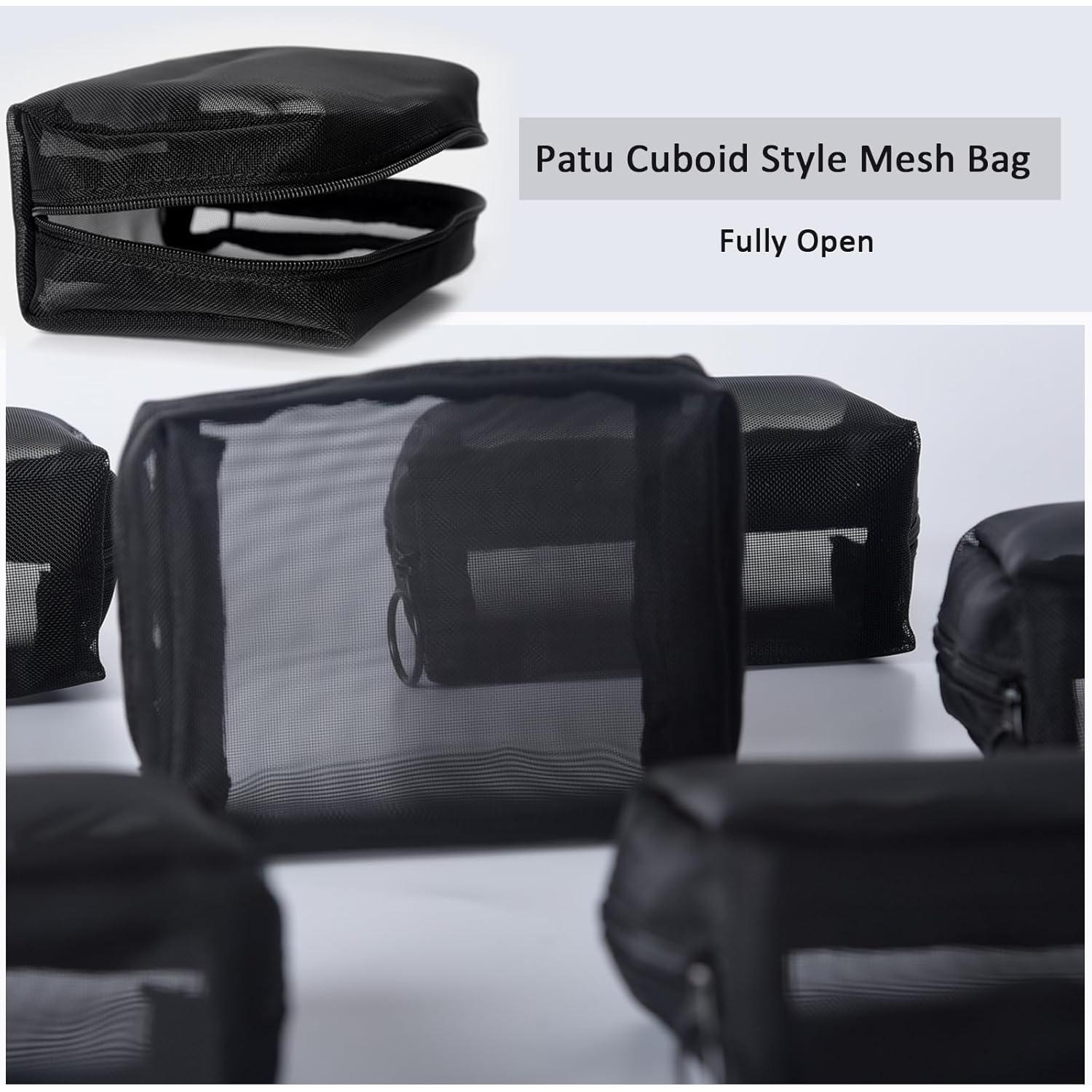 Bolsa de Malla con Cremallera PATU Mini Portátil S 3 Piezas