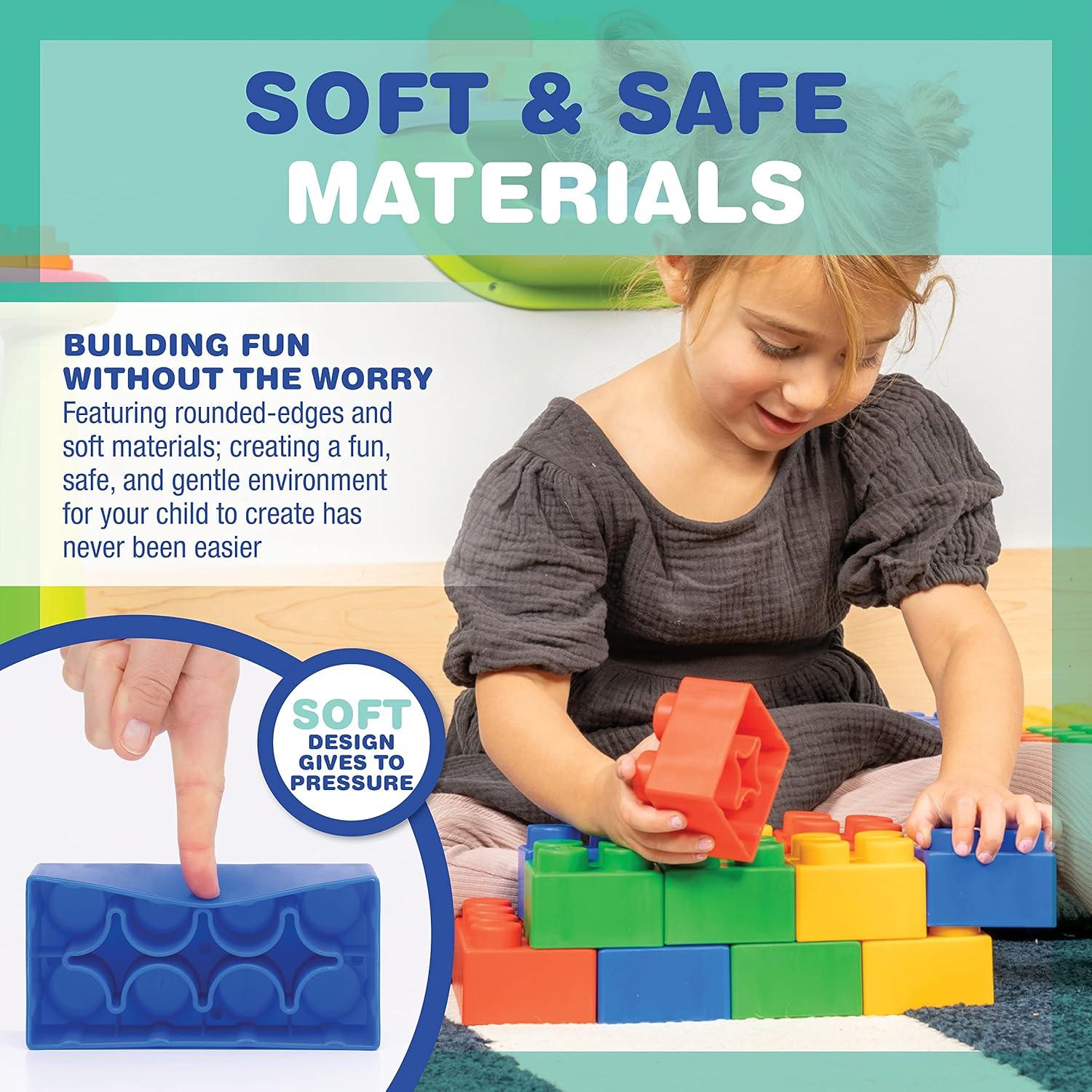 Bloques de Construcción Suaves UNiPLAY Plump - Set 36 Piezas