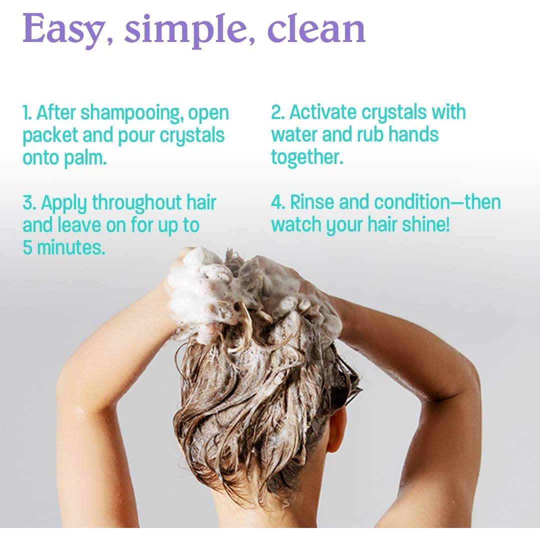 Malibu C Hard Water Wellness Remedy - Removes Deposits & Impurities - Contains Vitamin C for Shiny, Vibrant Results - Hard Water Treatment