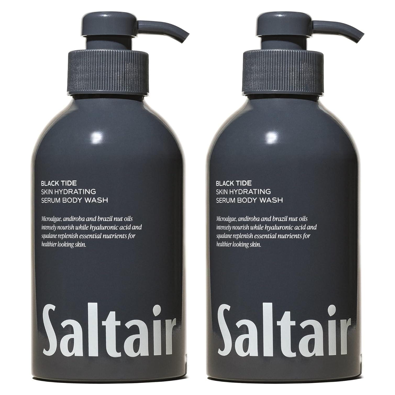 Gel de Ducha Saltair Black Tide 2x502ml Hidratante Vegano