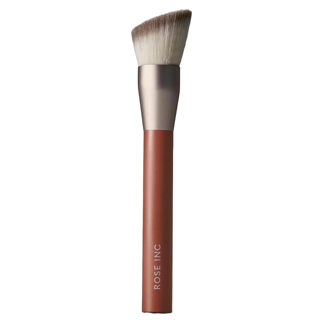 Brocha de Base Angulada Vegana Rose Inc - N° 3 para Maquillaje