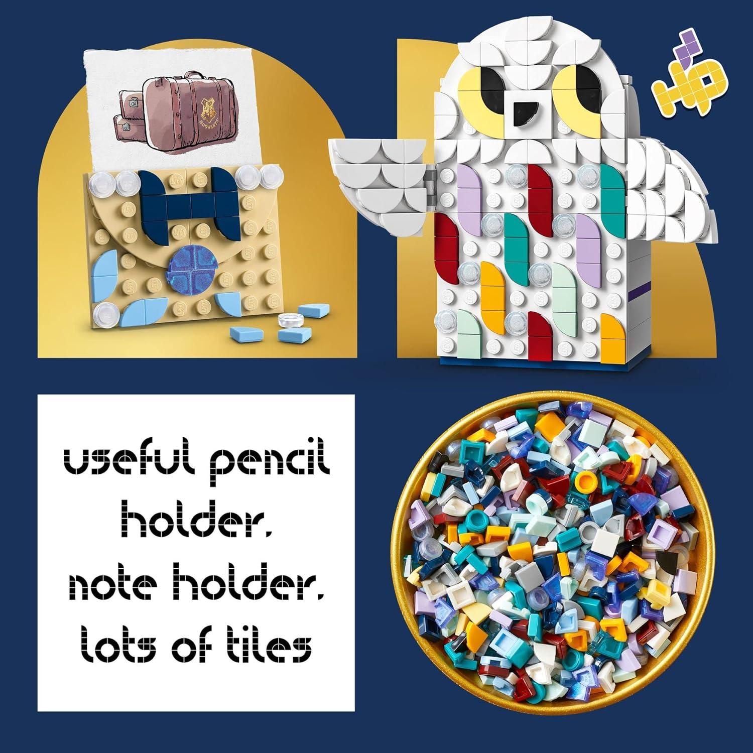LEGO DOTS Soporte de Lápiz Hedwig Harry Potter 41809
