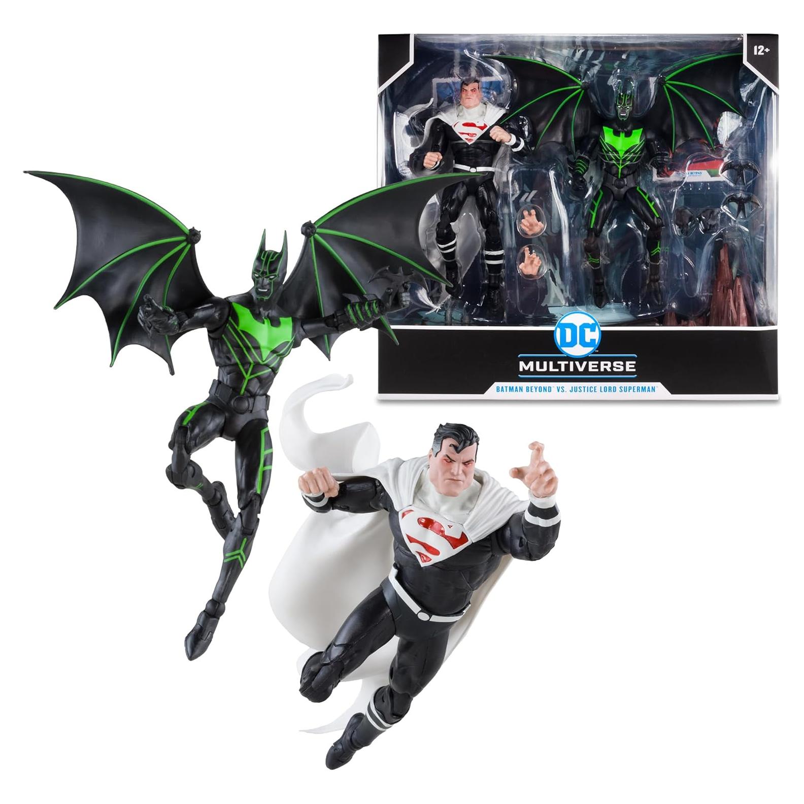 Figura de acción McFarlane Toys Batman Beyond y Superman 7"