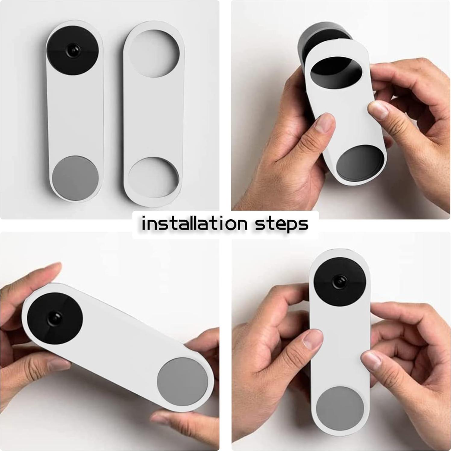 Funda Protectora de Silicona para Timbre Google Nest Hello