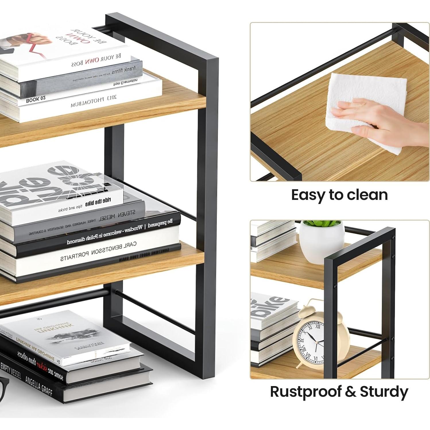 Organizador de Estante de Escritorio ART-GIFTREE Negro 2 Niveles