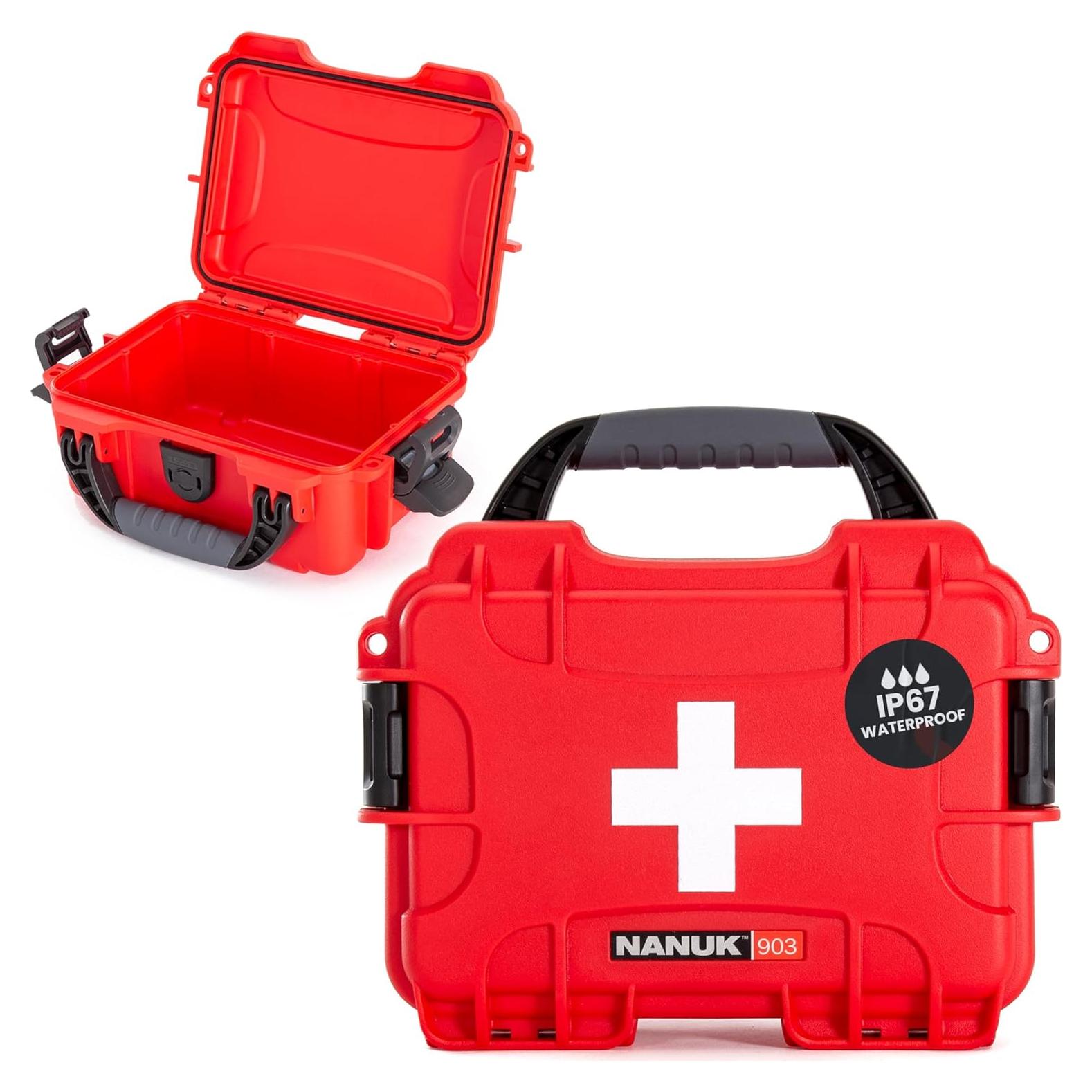 Caja de Primeros Auxilios NANUK 903 Impermeable 18.8x12.4cm