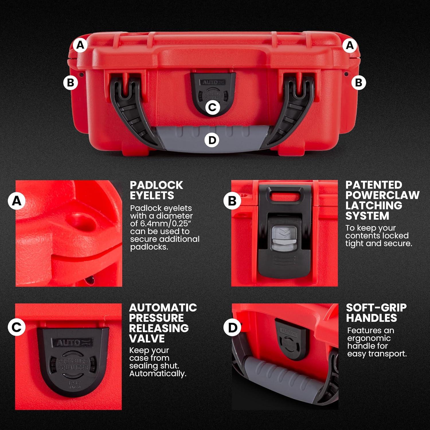 Caja de Primeros Auxilios NANUK 903 Impermeable 18.8x12.4cm