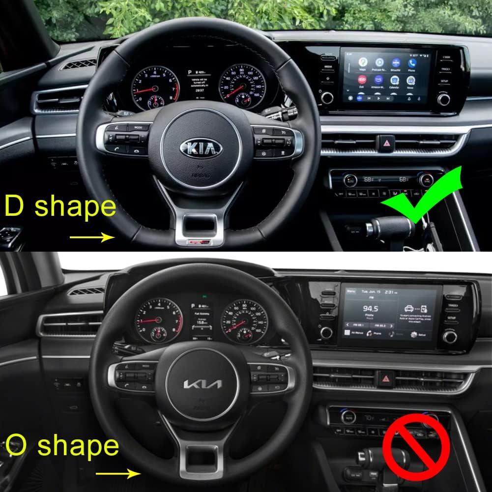 Cubierta Trim Volante Kia K5 GT 2020-2025 Estilo Carbono