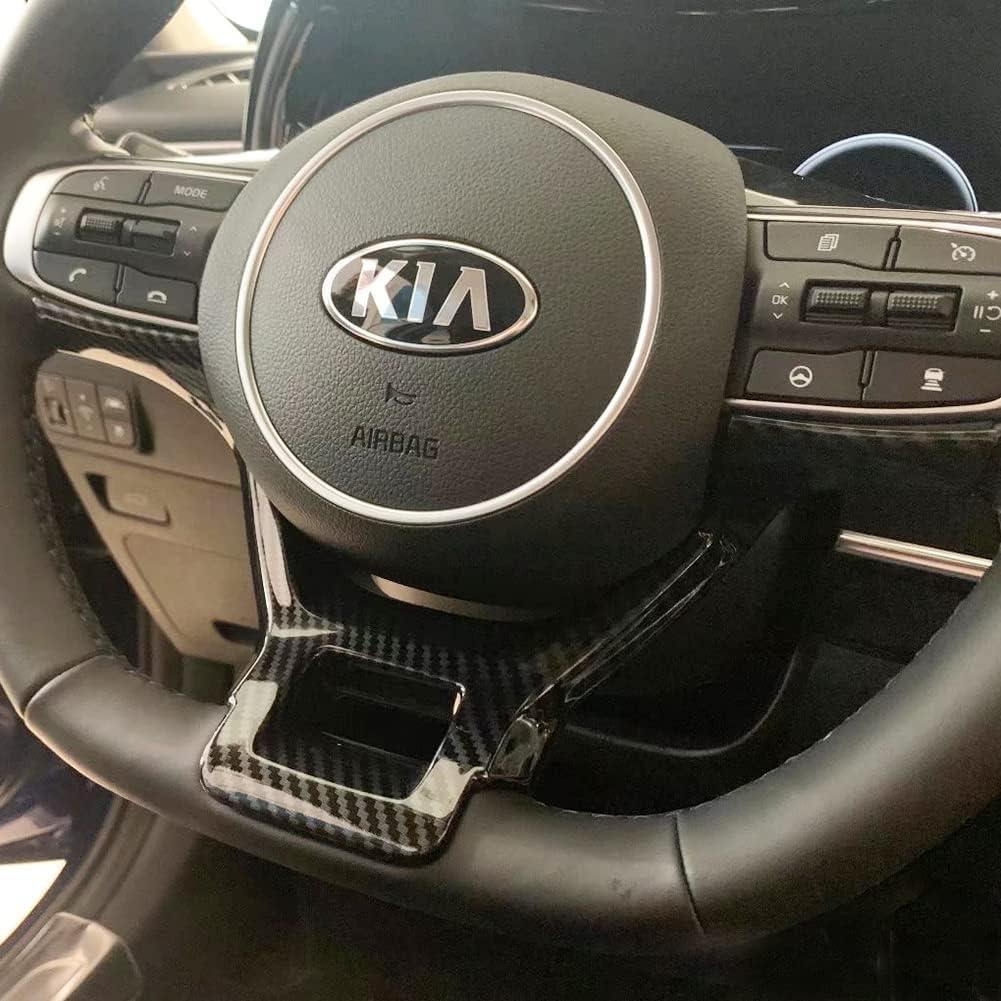 Cubierta Trim Volante Kia K5 GT 2020-2025 Estilo Carbono