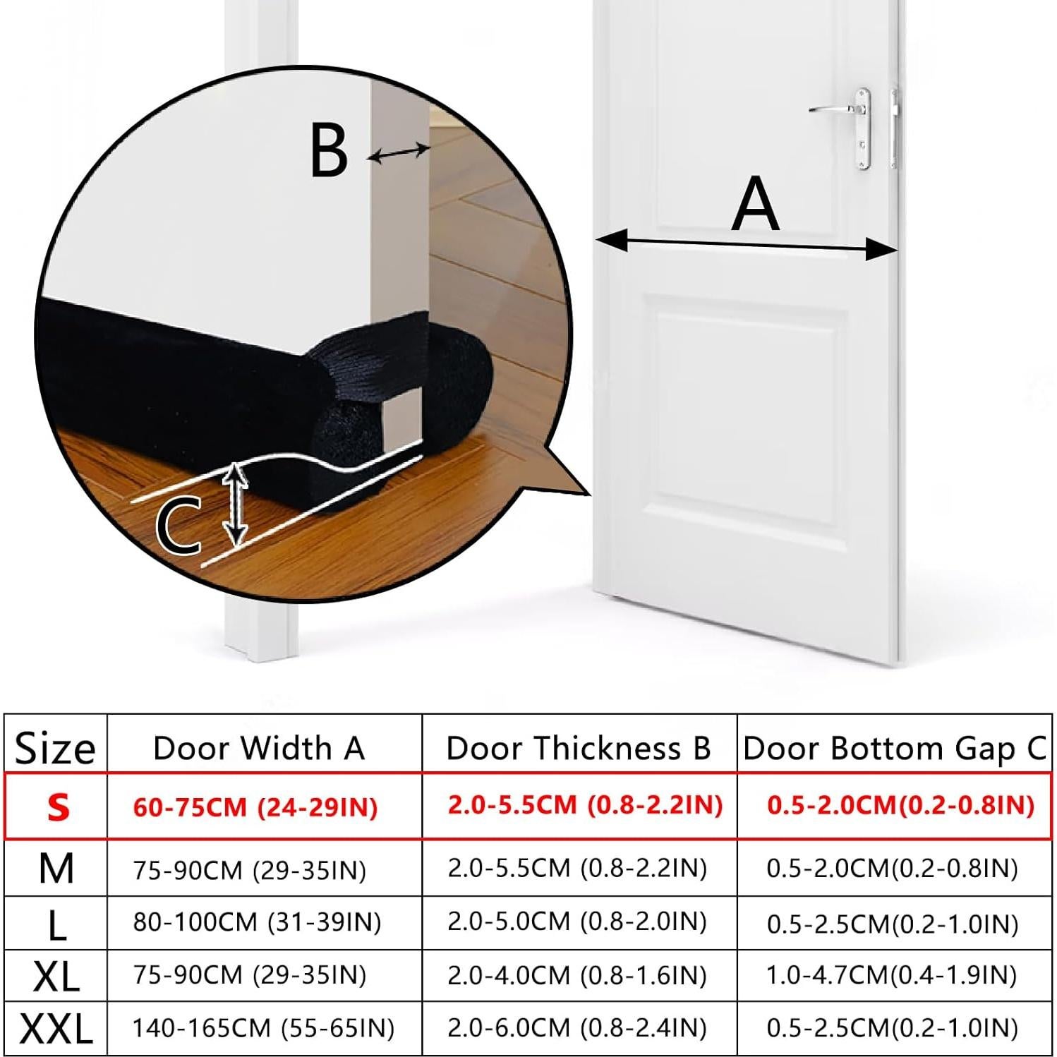Tapón Excluidor de Corrientes de Aire BKSAI Beige 60-75 cm