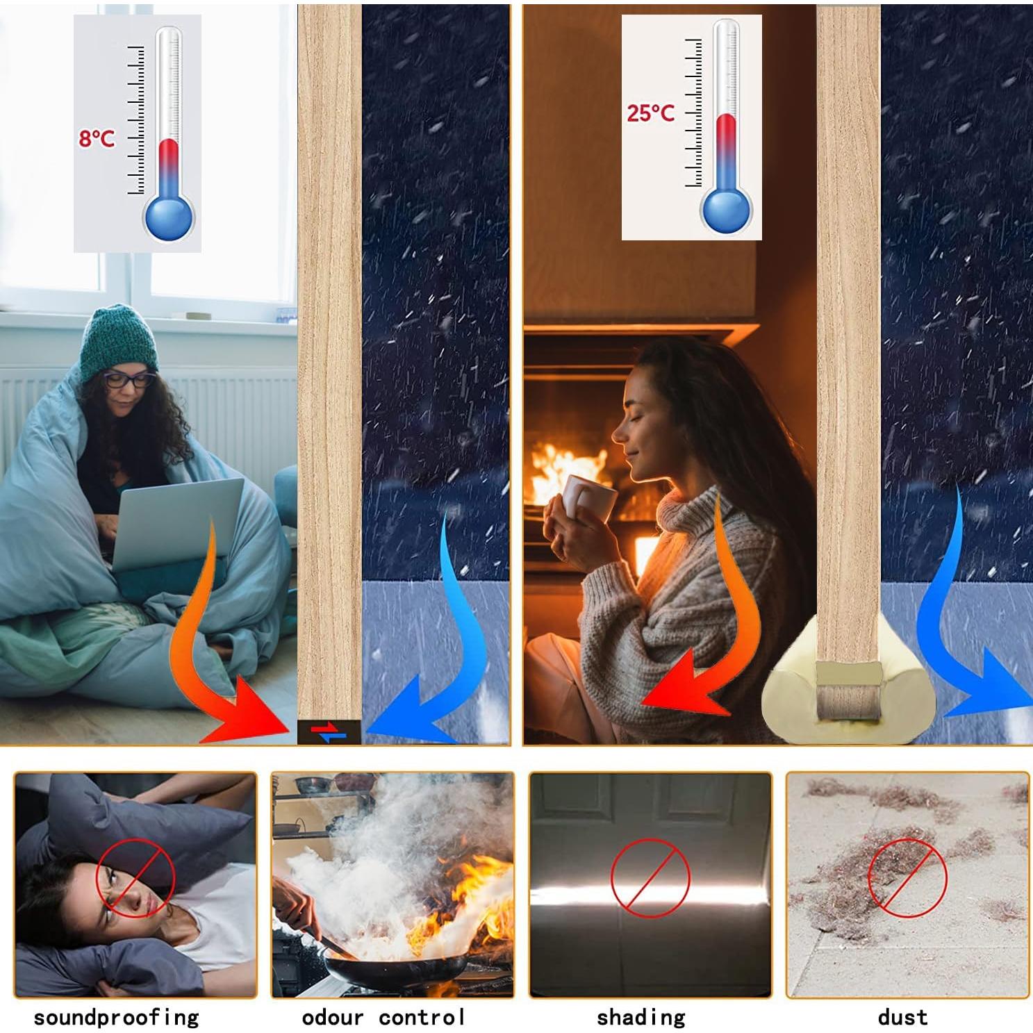 Tapón Excluidor de Corrientes de Aire BKSAI Beige 60-75 cm