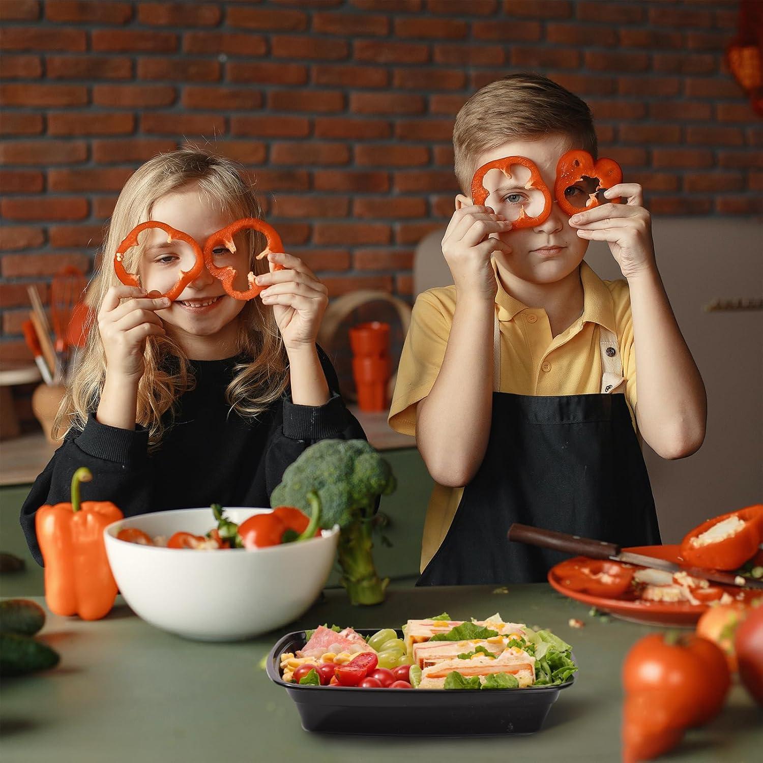 Contenedores de Comida Reutilizables Glotoch 32oz 50 Piezas