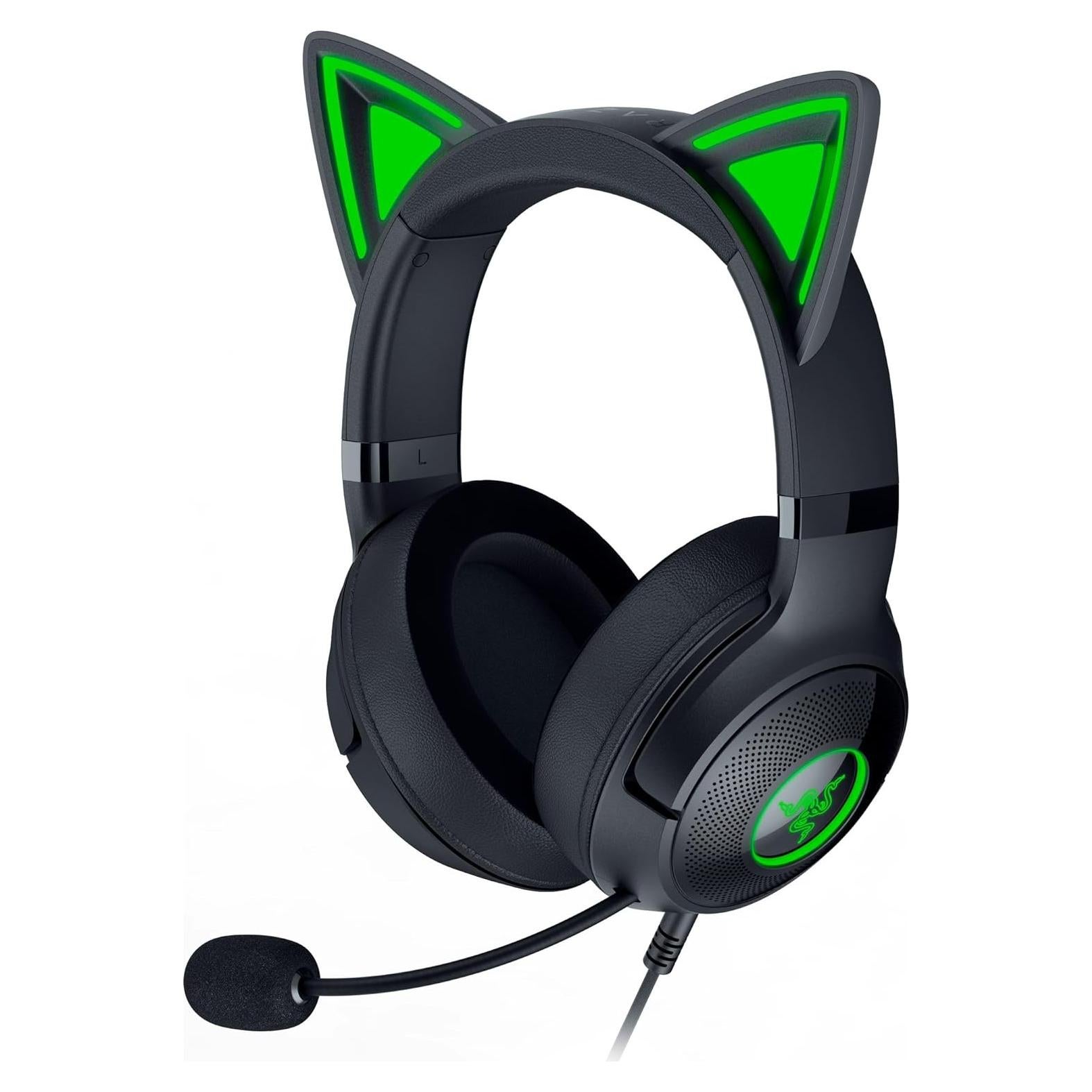 Auriculares Razer Kraken Kitty V2 USB con Orejas de Gato RGB