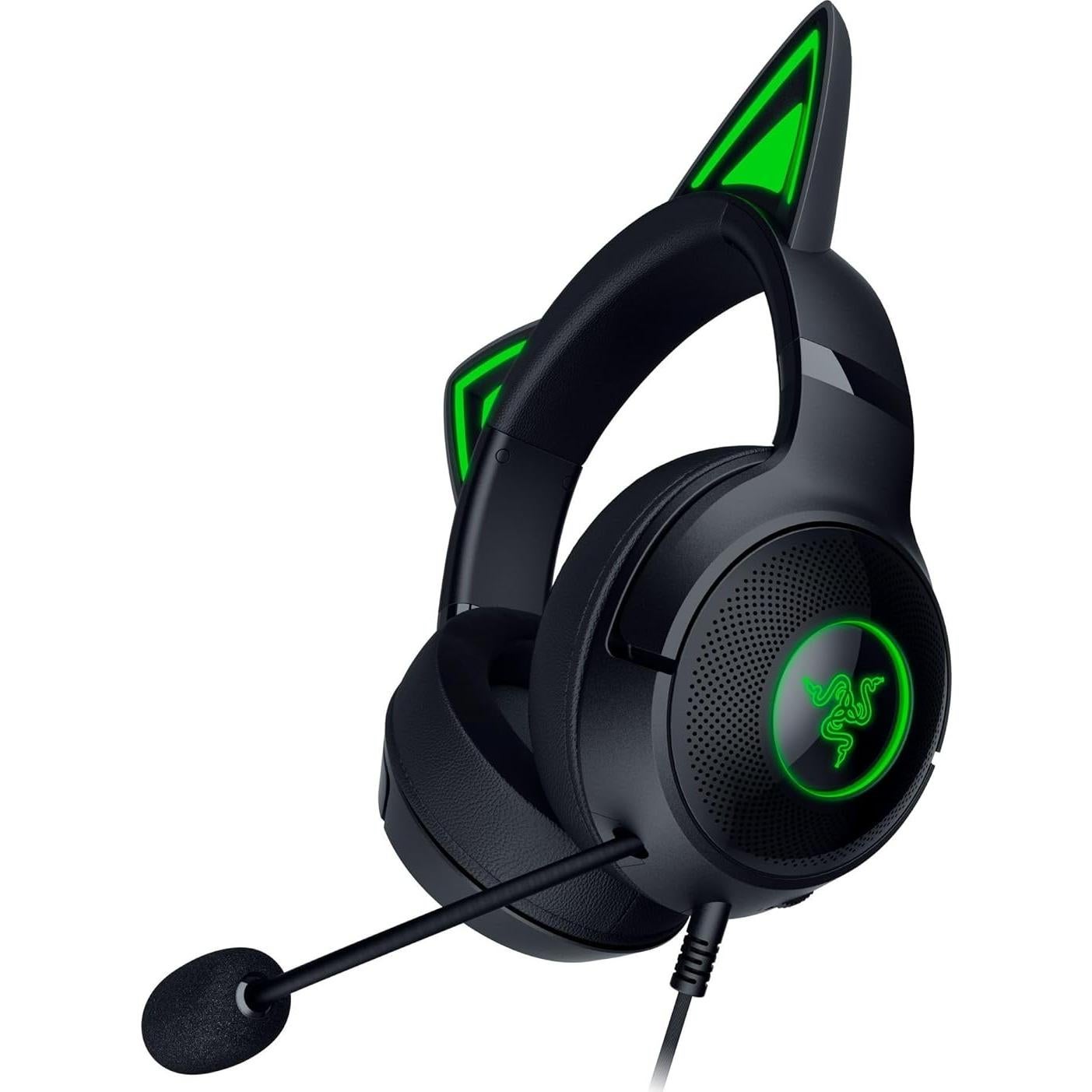 Auriculares Razer Kraken Kitty V2 USB con Orejas de Gato RGB