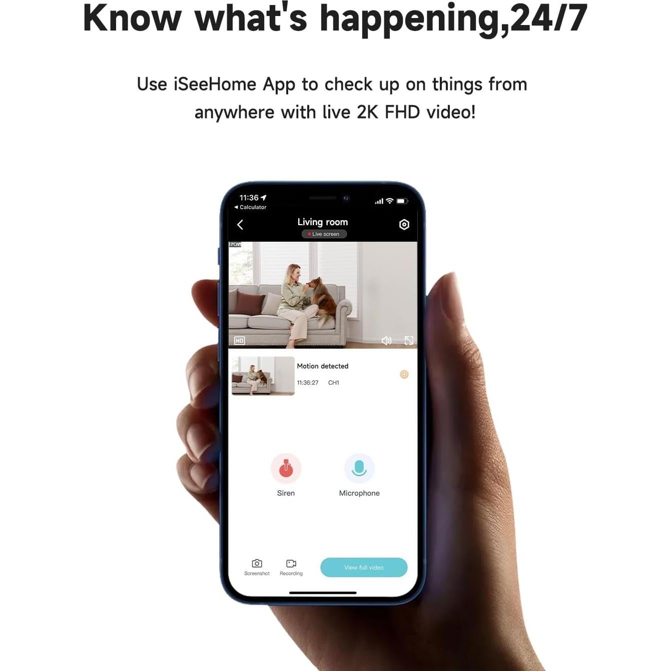 Cámara de Vigilancia Interior 2K JAIOTlink con Audio y WiFi
