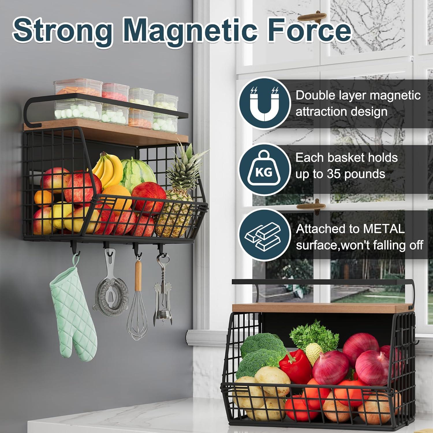 Estante Magnético Clothink para Nevera - Organizador de Especias y Frutas