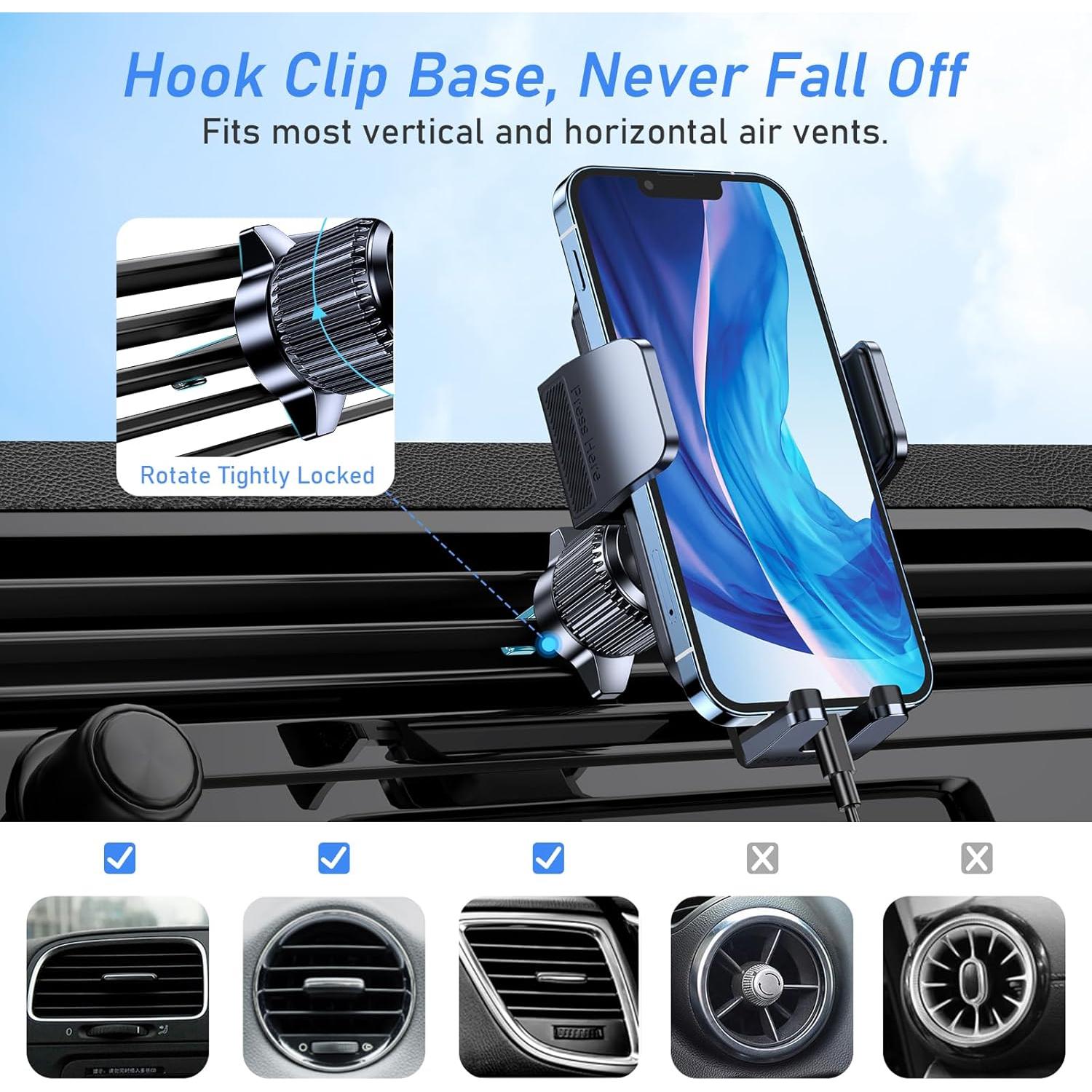 Soporte para Teléfono en Coche Blukar K9789 360° Rotación