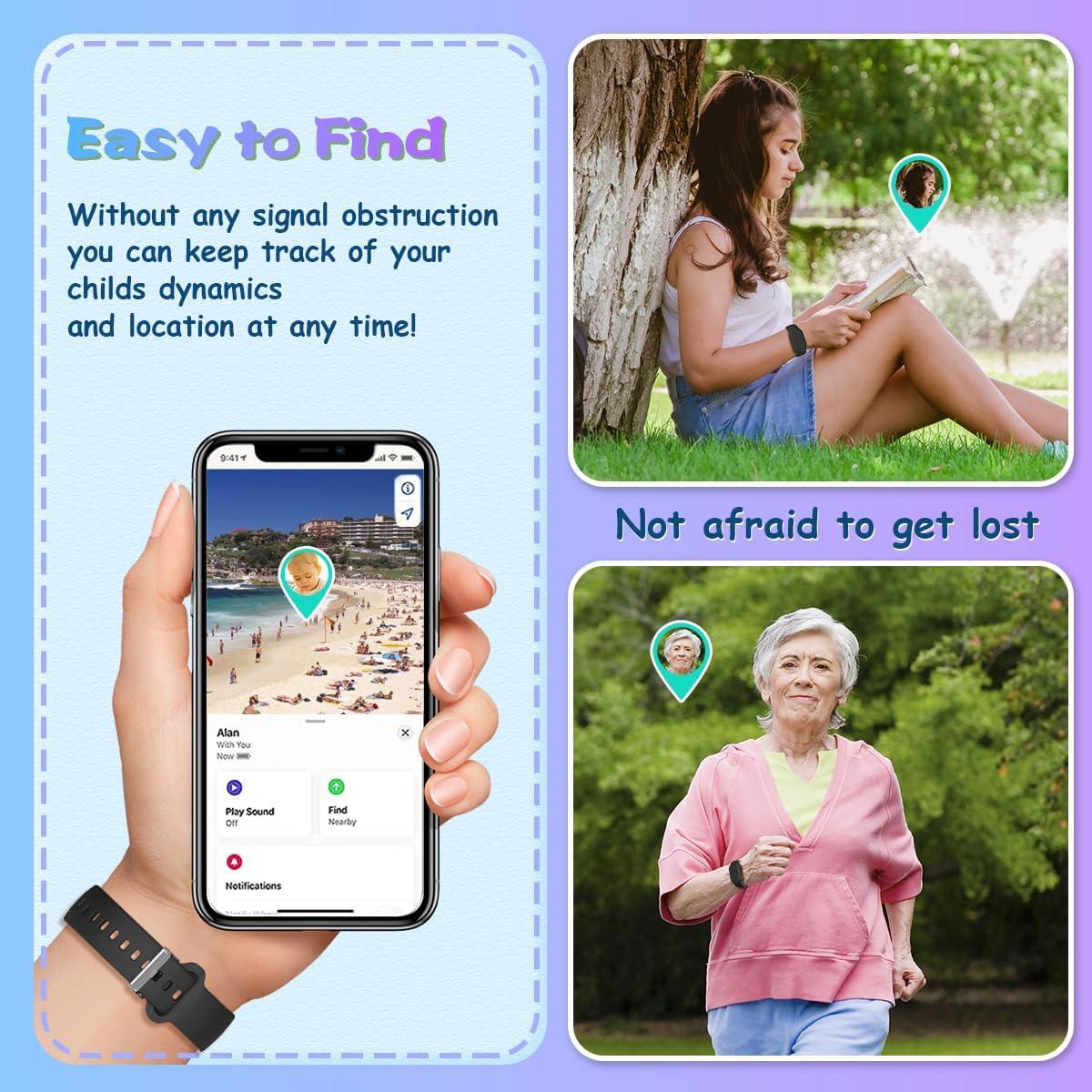 Funda Pulsera Silicona BIQIRE para Galaxy SmartTag 2 - 4 Pack